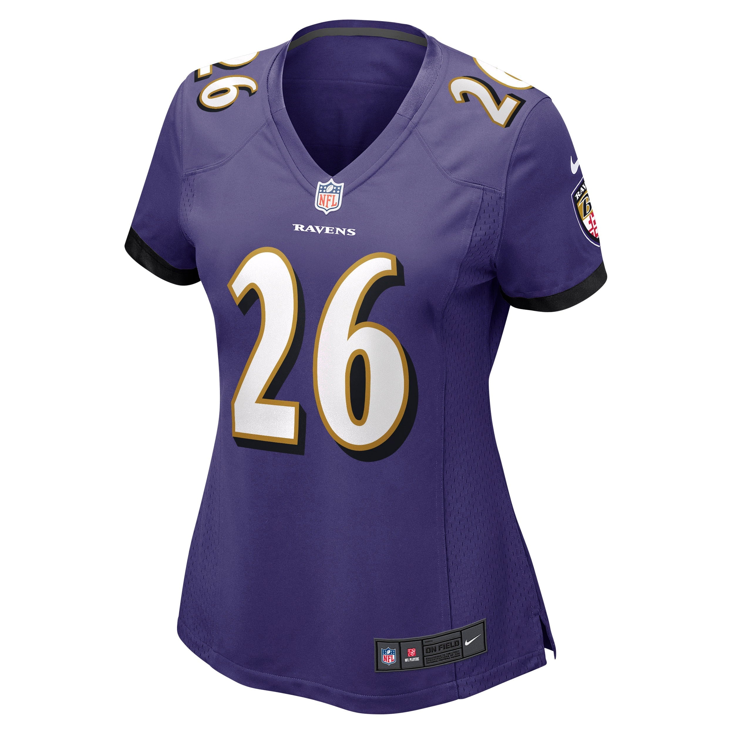 Women's Nike Geno Stone Purple Baltimore Ravens Game Jersey