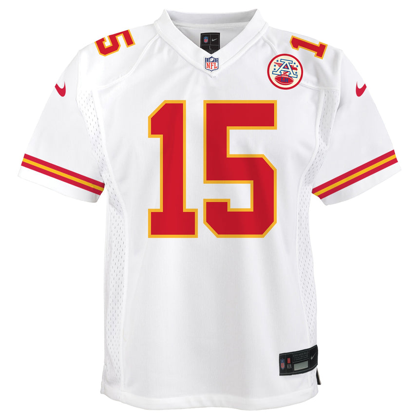 Youth Kansas City Chiefs Patrick Mahomes White Game Jersey