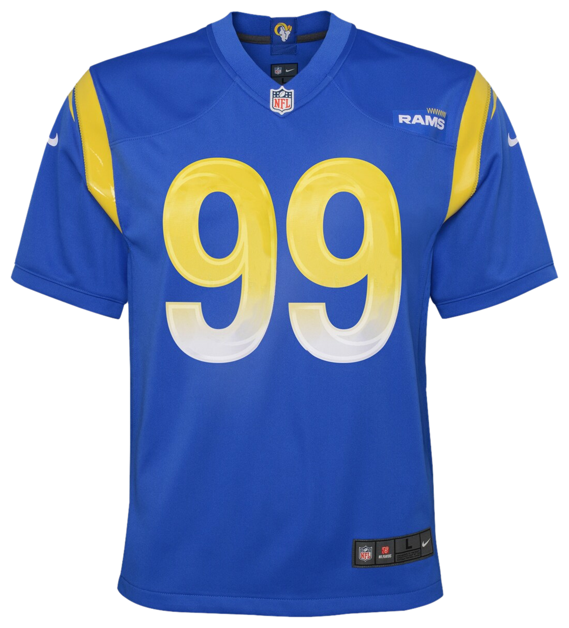 Boys' Grade School Donald Aaron Nike Rams Game Jersey - Blue