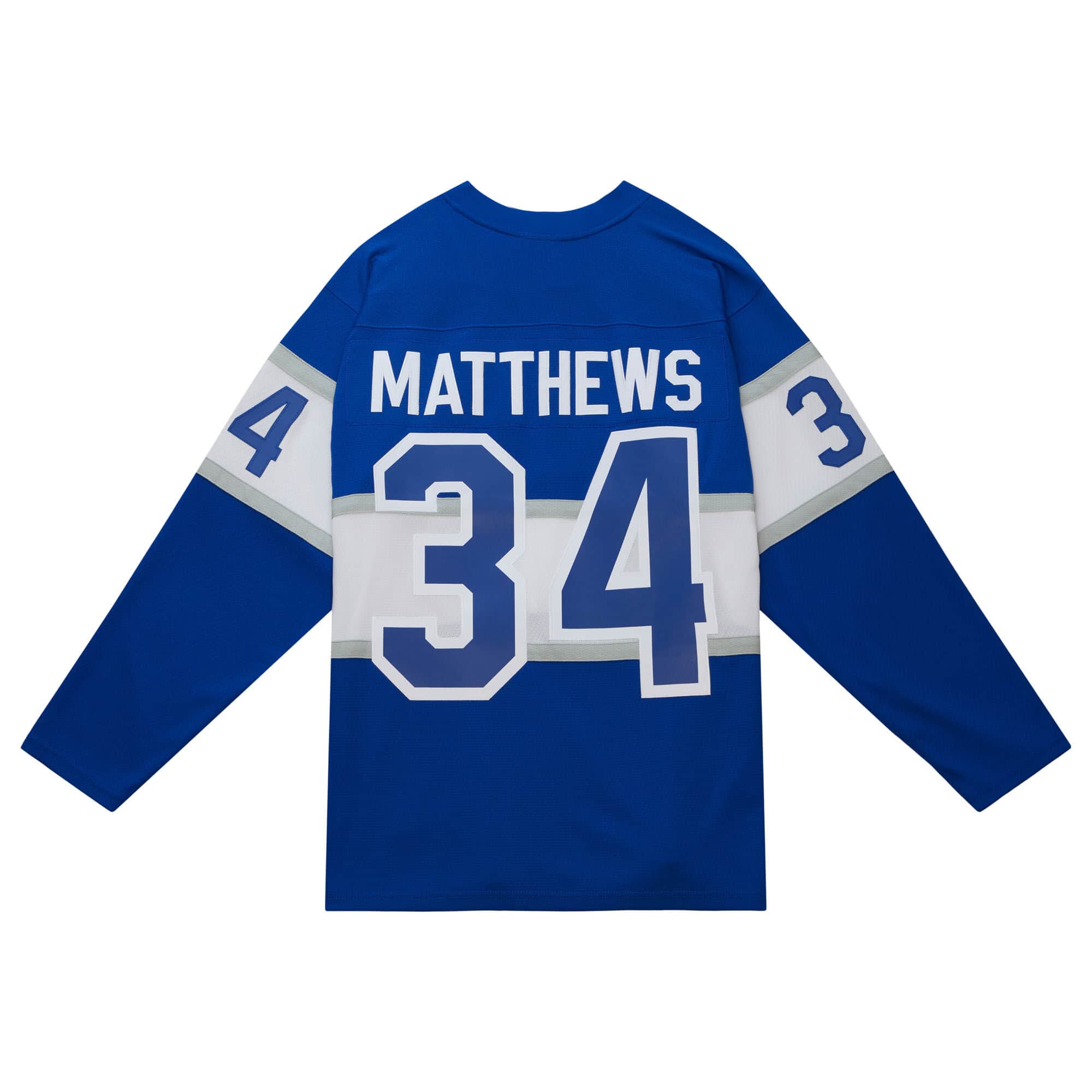 Blue Line Auston Matthews Toronto Maple Leafs 2017 Jersey