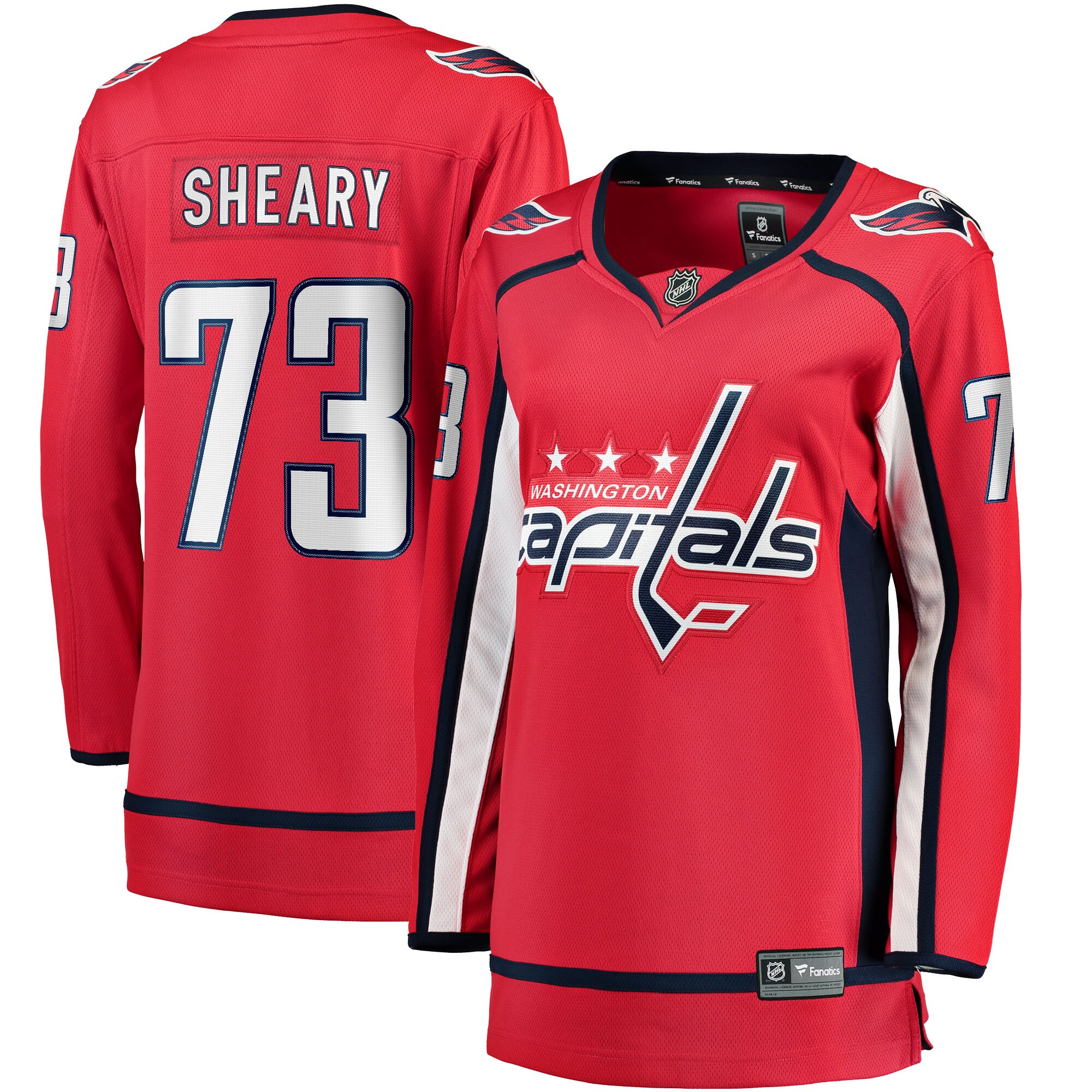 Conor Sheary Washington Capitals Fanatics Branded Women's Home Breakaway Player Jersey - Red