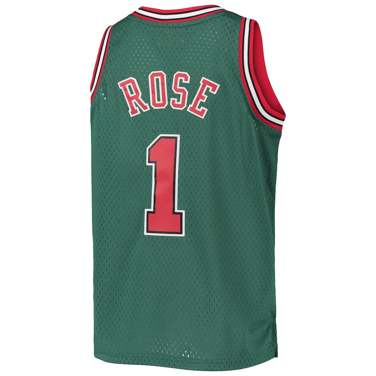 Boys' Grade School Derrick Rose Mitchell & Ness Bulls 1995/96 Hardwood Classics Swingman Jersey - Green