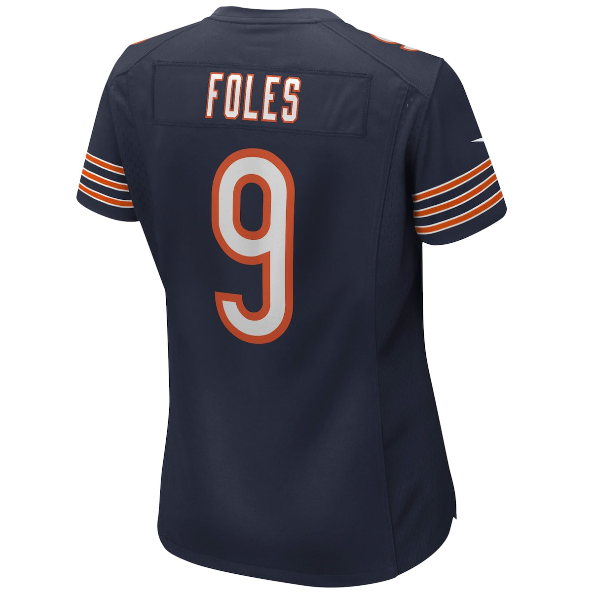 Women's Nick Foles Nike Bears Throwback Game Jersey - Navy
