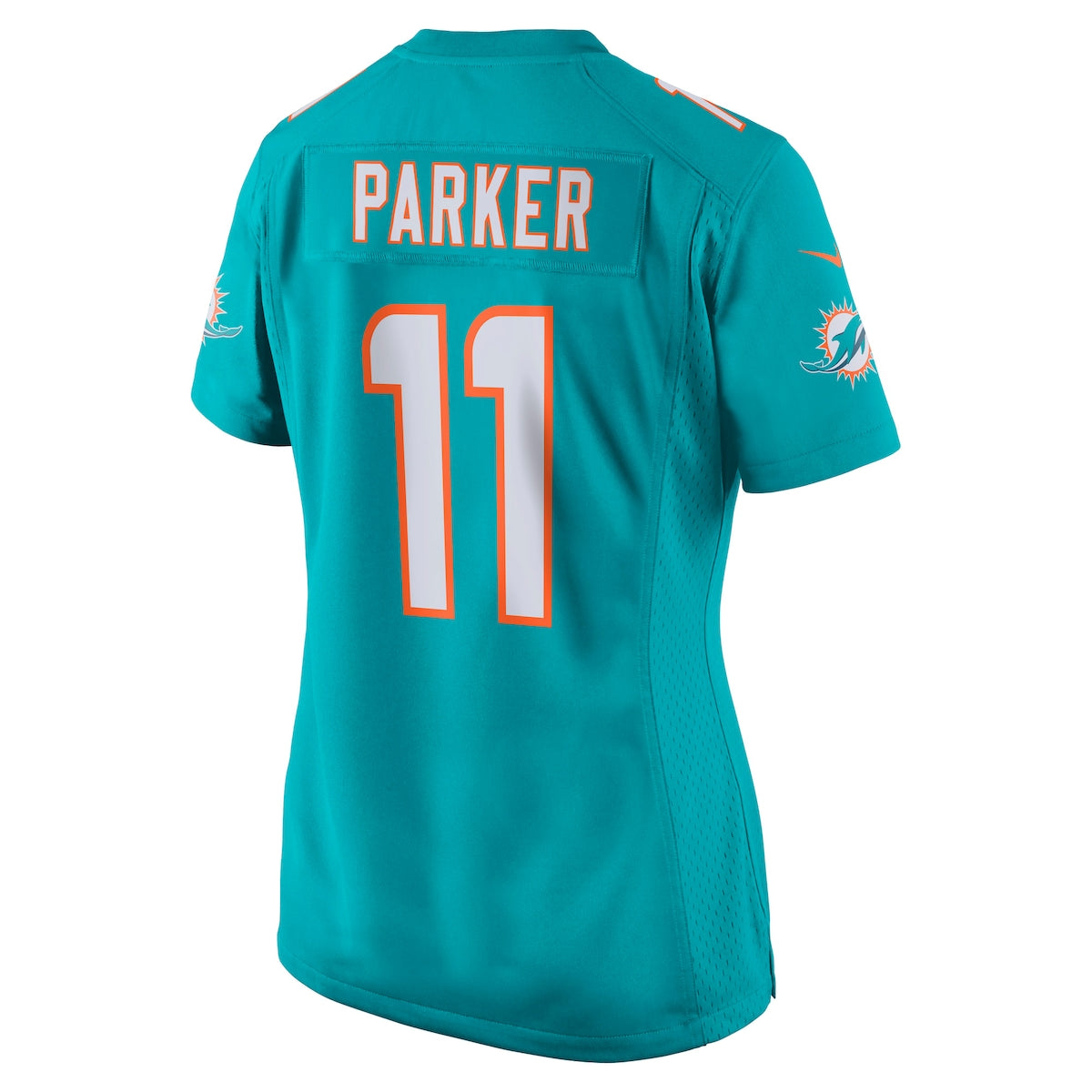 Women's DeVante Parker Nike Dolphins Throwback Game Jersey - Light Blue