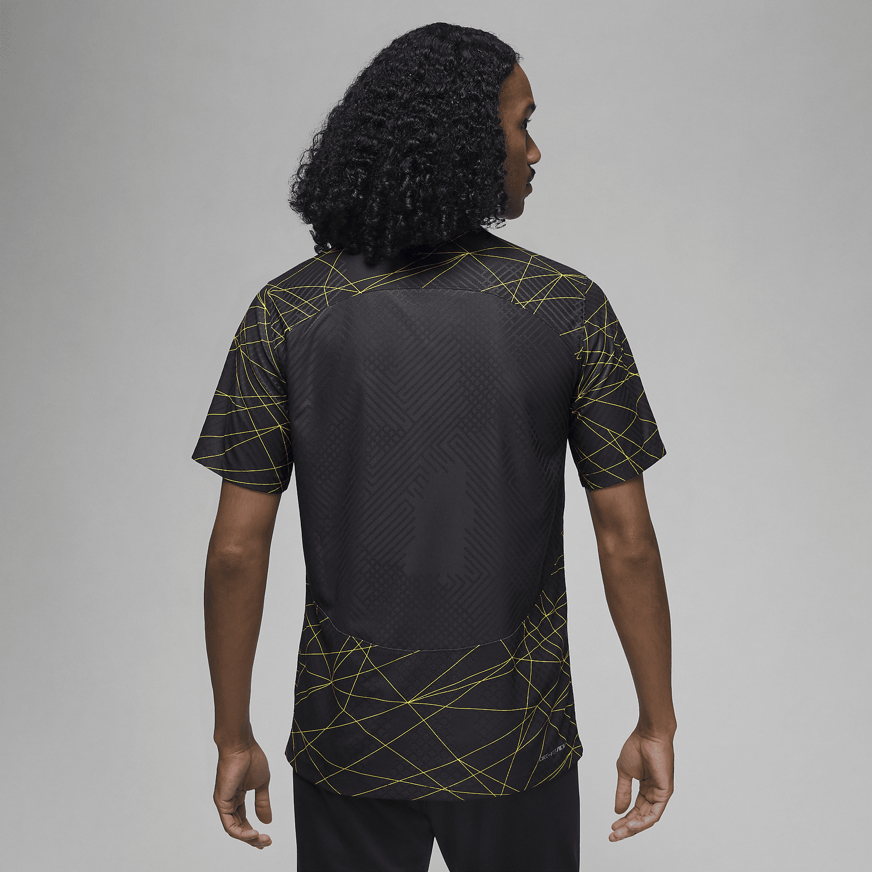 Paris Saint-Germain 2022/23 Match Fourth Men's Jordan Dri-FIT ADV Soccer Jersey - Black/Tour Yellow/Tour Yellow