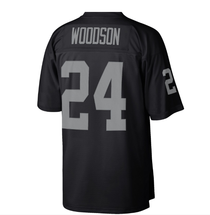 Mitchell & Ness Men's Oakland Raiders Charles Woodson Black 1998 Home Jersey