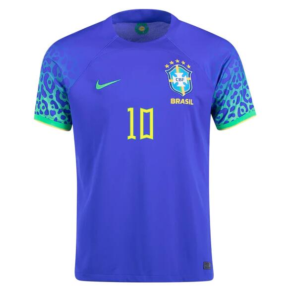 Brazil Neymar Away Jersey 2022 World Cup Kit
