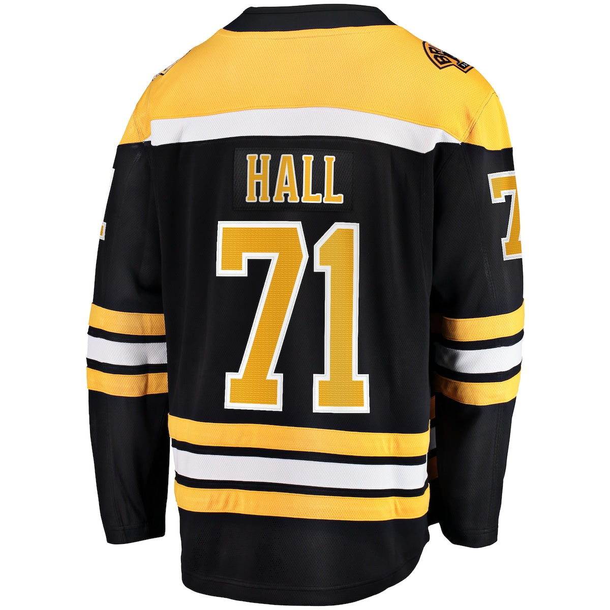 Men's Taylor Hall Fanatics Bruins Home Premier Breakaway Jersey - Black