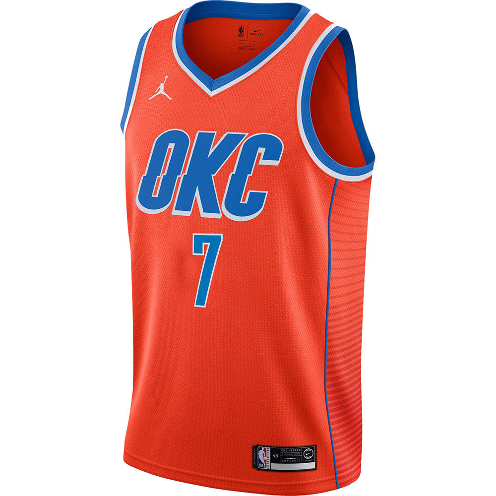 Men's Oklahoma City Thunder Chet Holmgren Statement Edition Jersey - Orange
