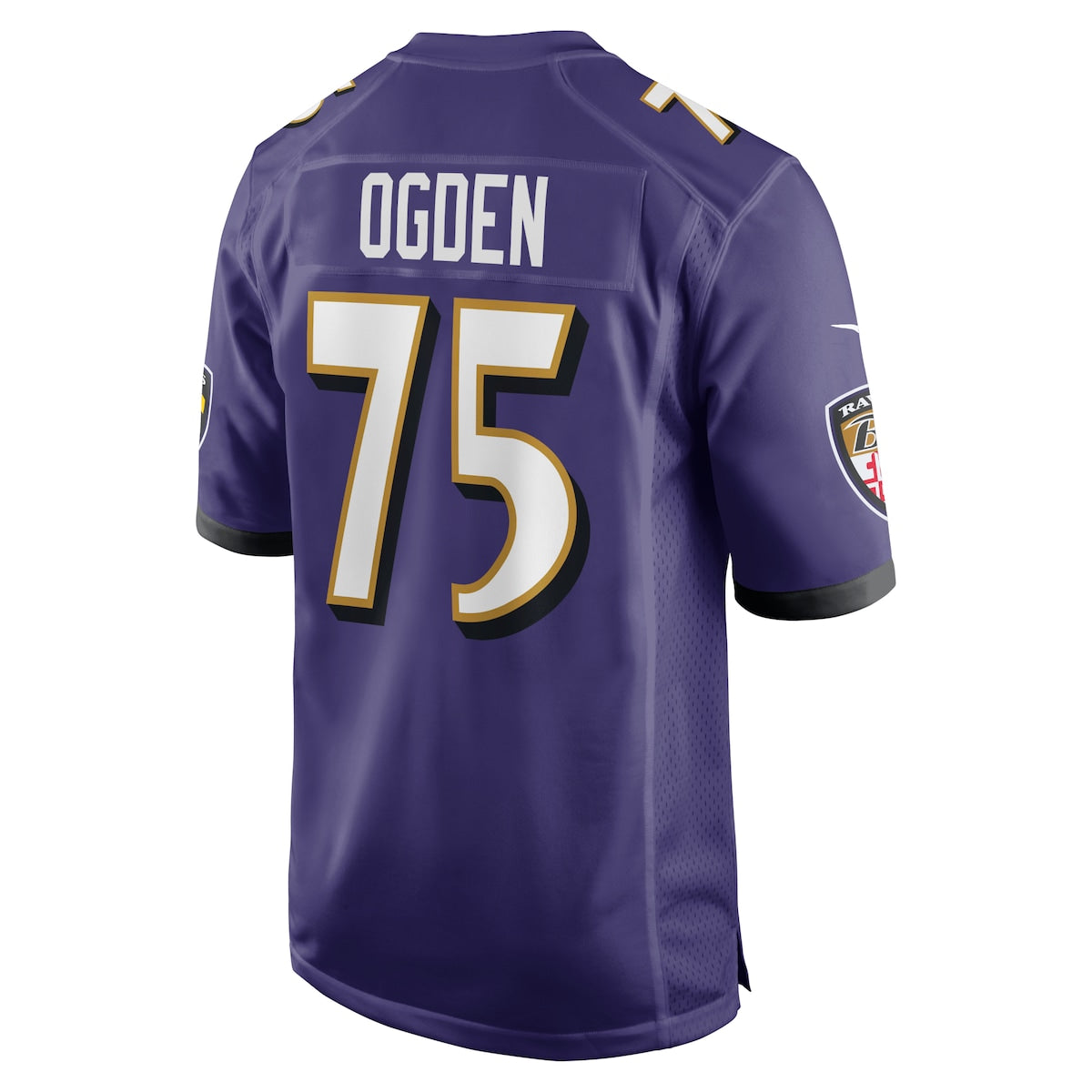 Men's Jonathan Ogden Nike Ravens Retired Game Jersey - Purple