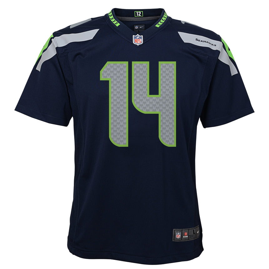 Youth Seattle Seahawks DK Metcalf College Navy Team Color Game Jersey