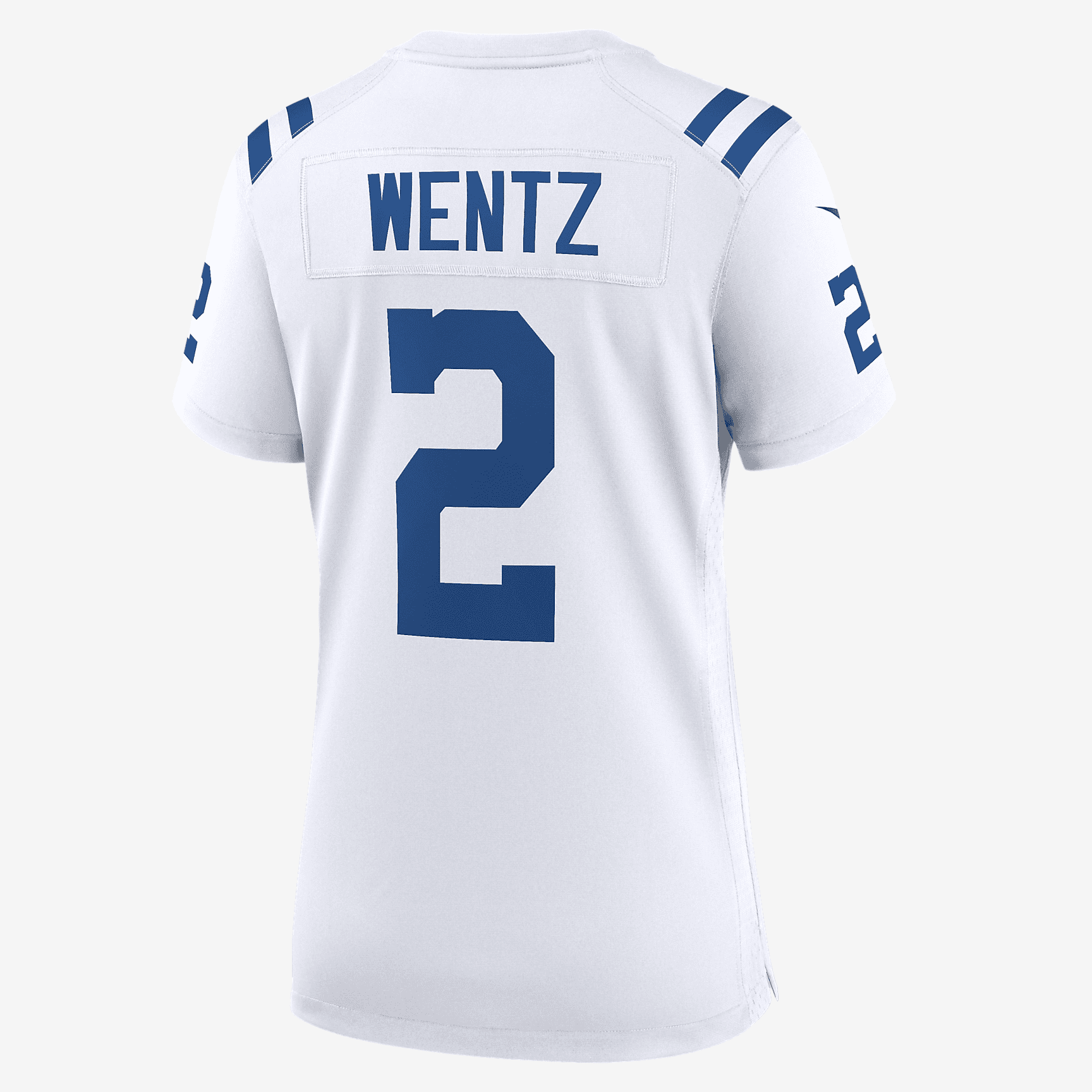 NFL Indianapolis Colts (Carson Wentz) Women's Game Football Jersey - White