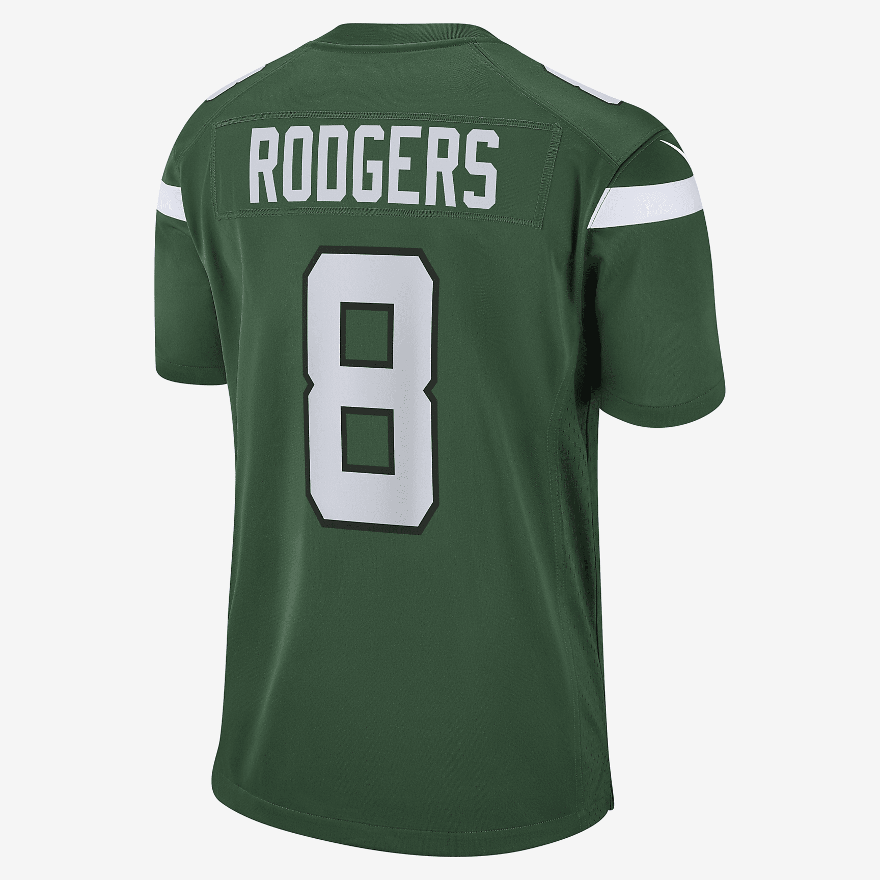 Aaron Rodgers New York Jets Men's Nike NFL Game Football Jersey - Green
