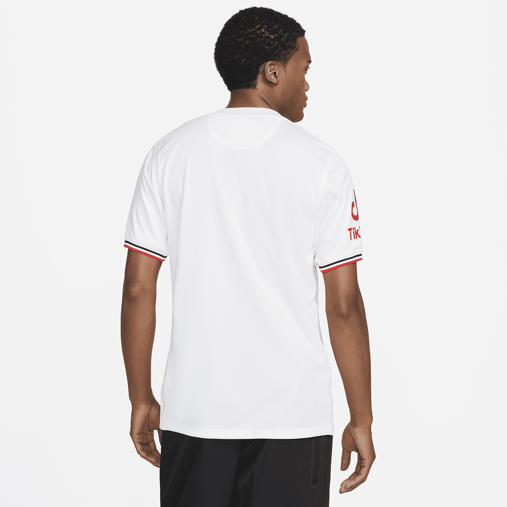 Portland Thorns FC 2022 Stadium Away Men's Nike Dri-FIT Soccer Jersey - White/Chile Red