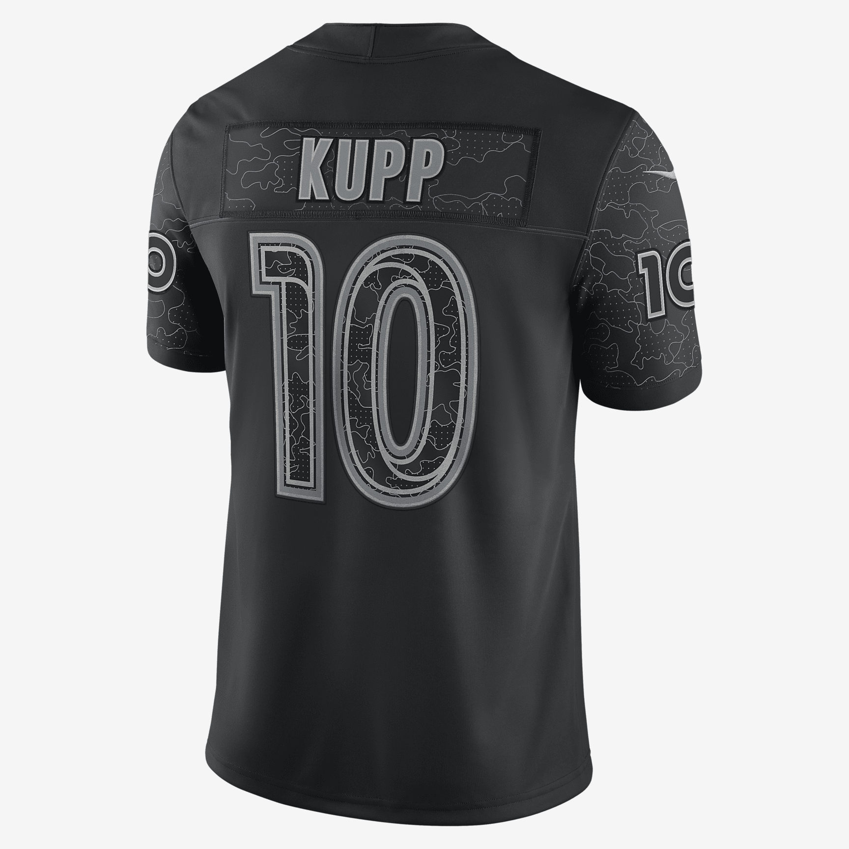 NFL Los Angeles Rams RFLCTV (Cooper Kupp) Men's Fashion Football Jersey - Black
