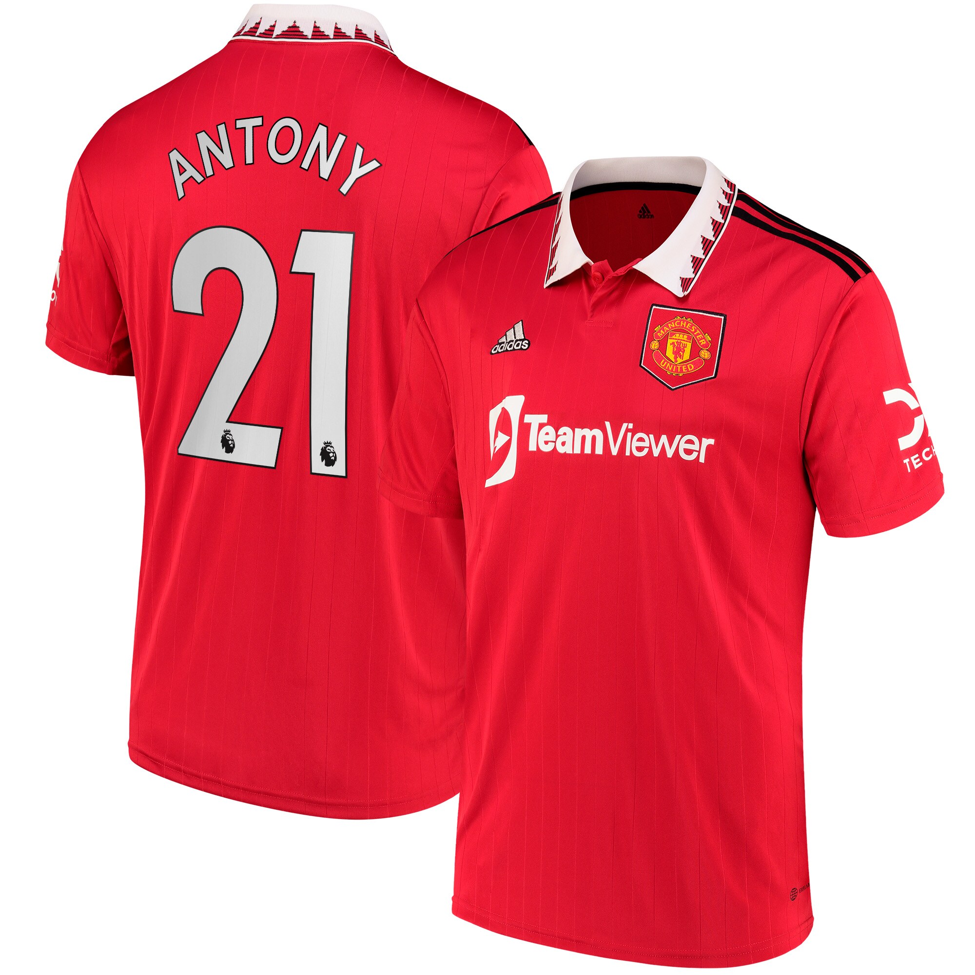 Antony Manchester United adidas 2022/23 Home Replica Player Jersey - Red