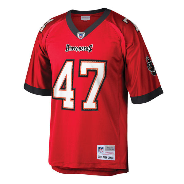 Men's Tampa Bay Buccaneers John Lynch Mitchell & Ness Red Retired Player Replica Jersey