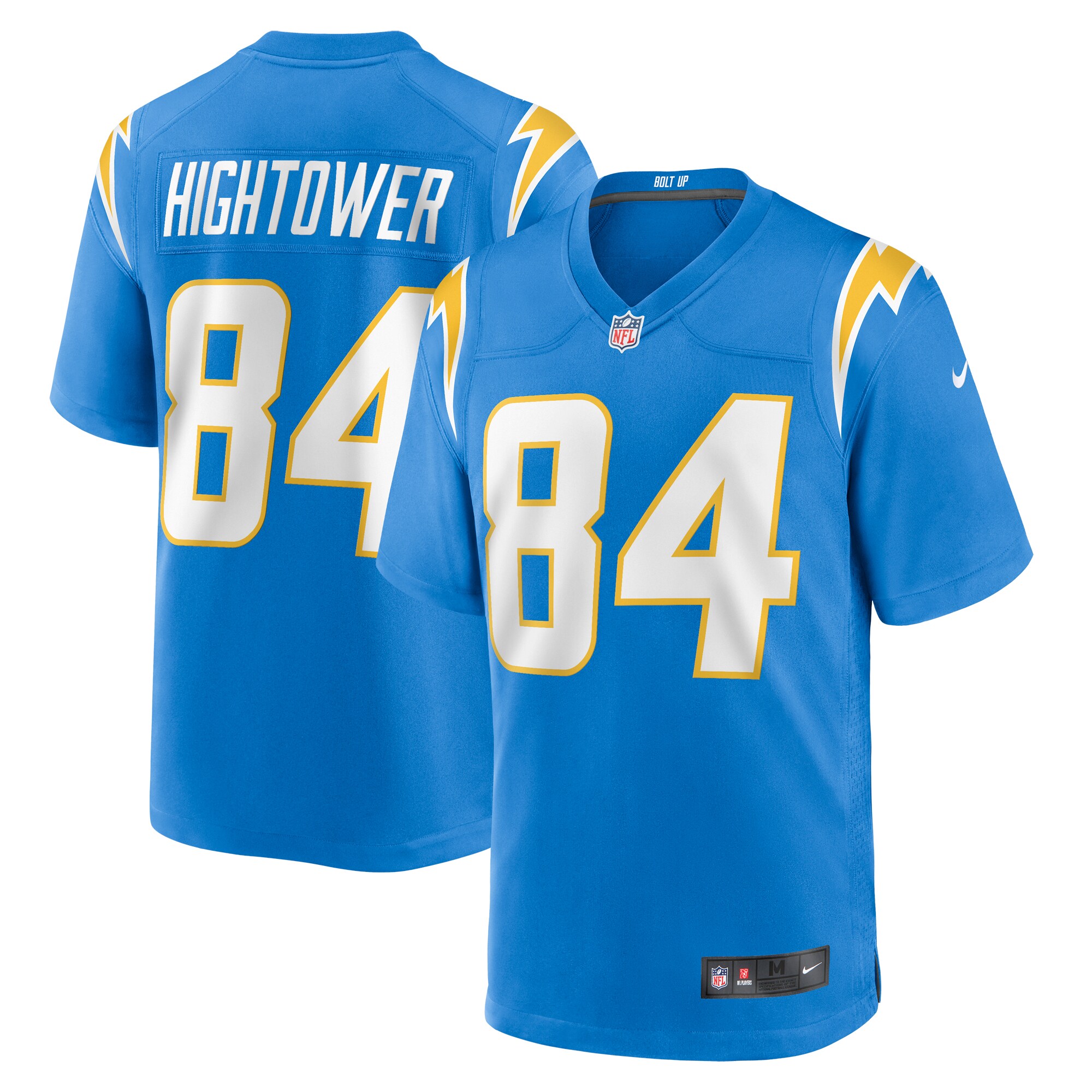 John Hightower Los Angeles Chargers Nike Home Game Player Jersey - Powder Blue