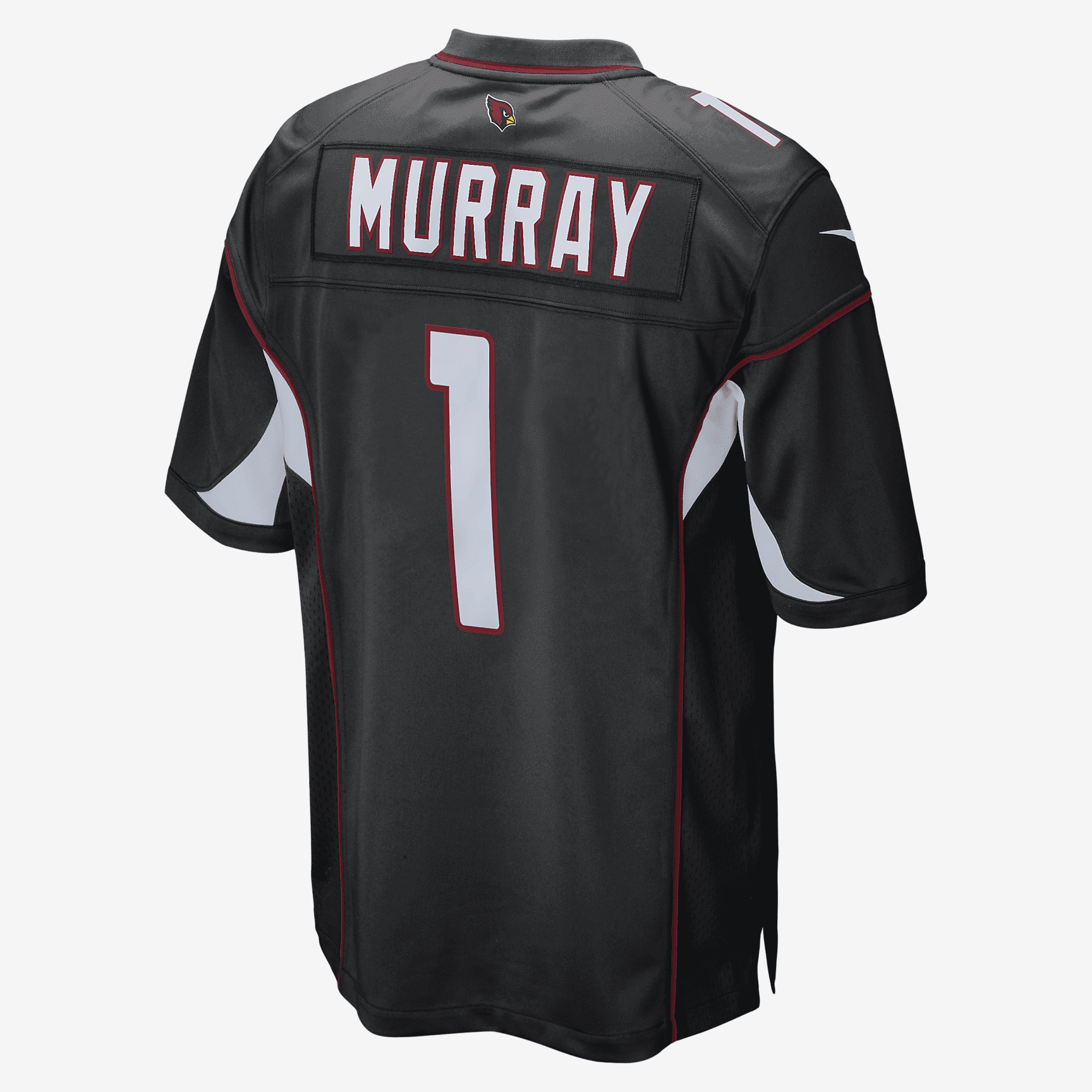 NFL Arizona Cardinals (Kyler Murray) Men's Game Football Jersey - Black/White/Tough Red