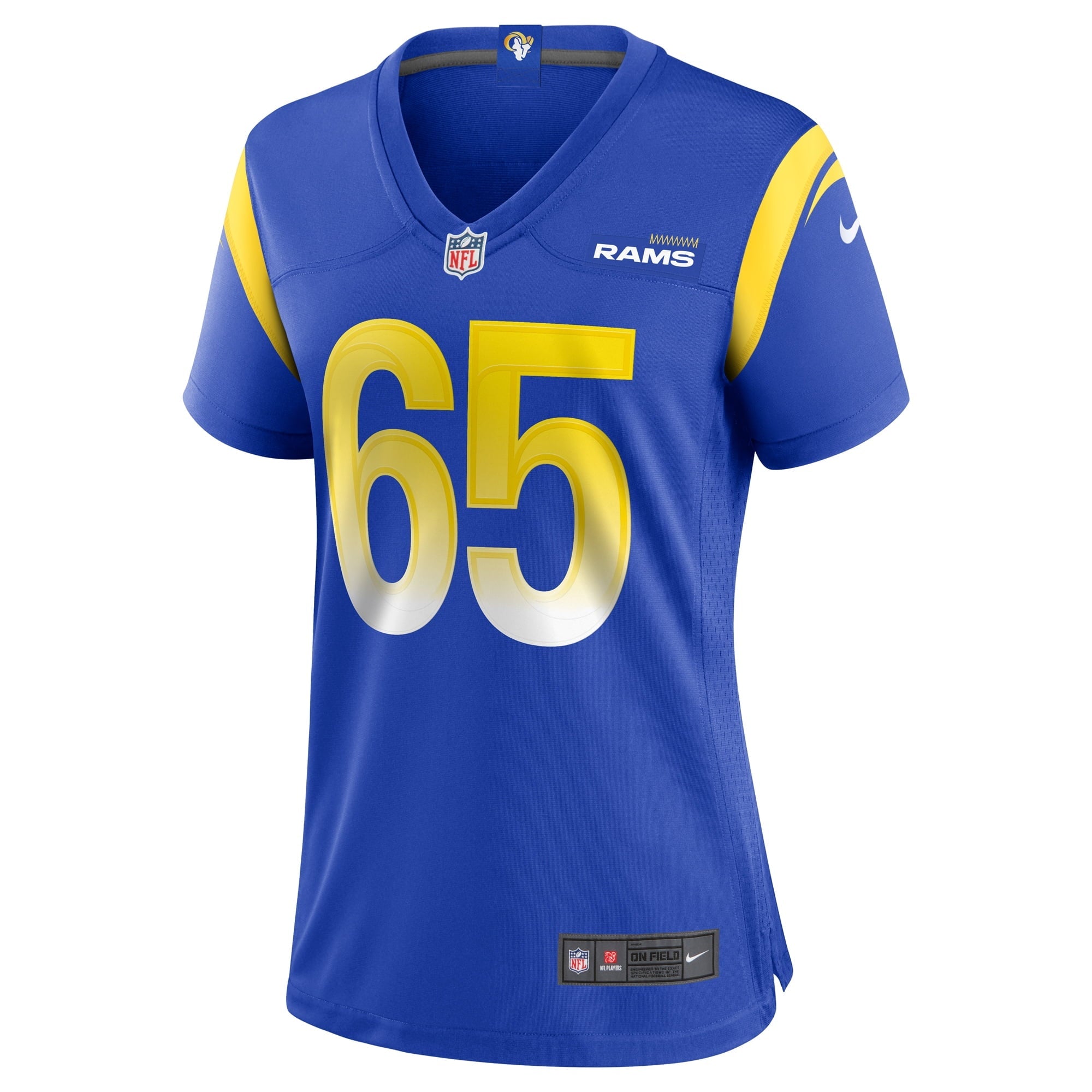Women's Nike Coleman Shelton Royal Los Angeles Rams Game Jersey