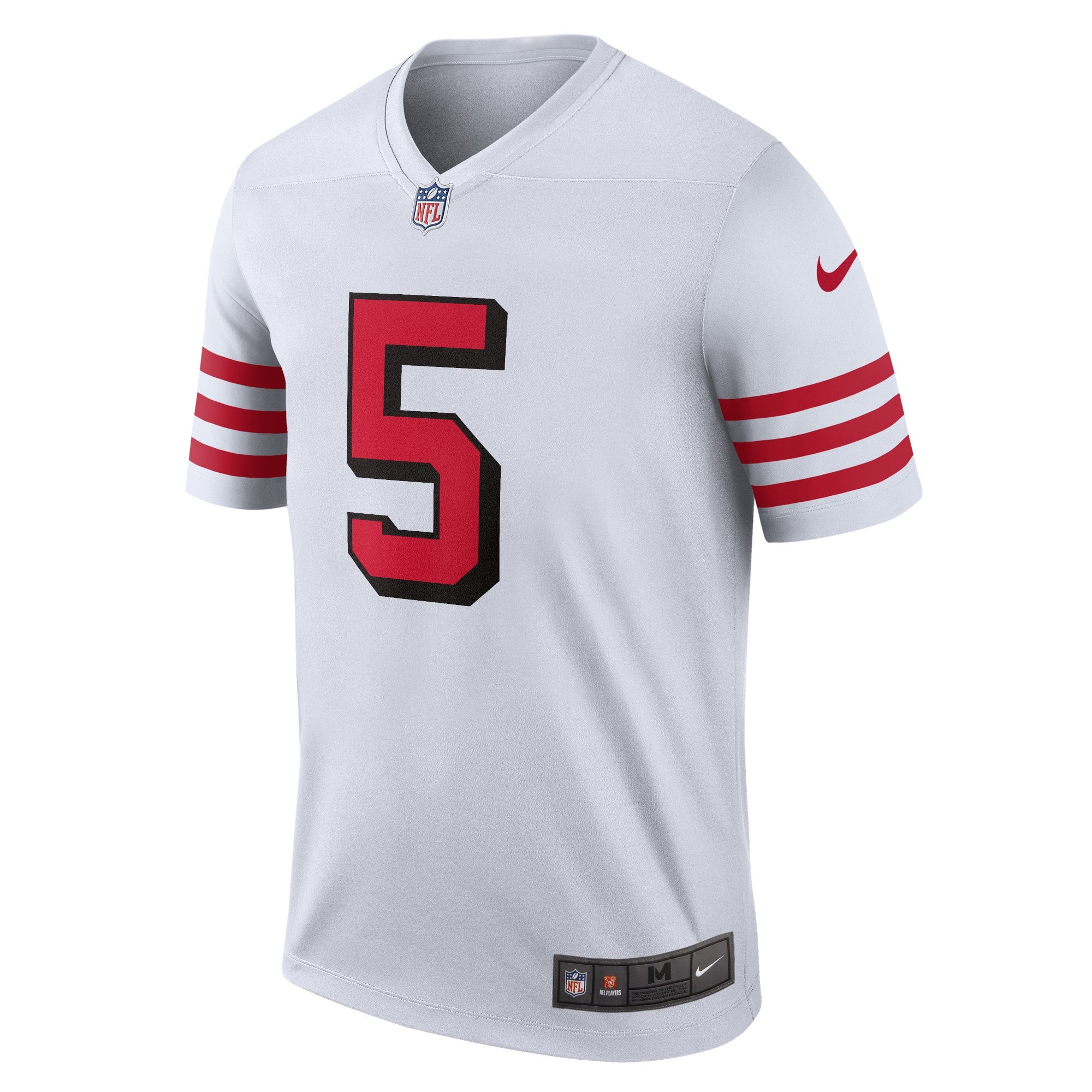 Men's Nike Trey Lance White San Francisco 49ers Alternate Legend Jersey