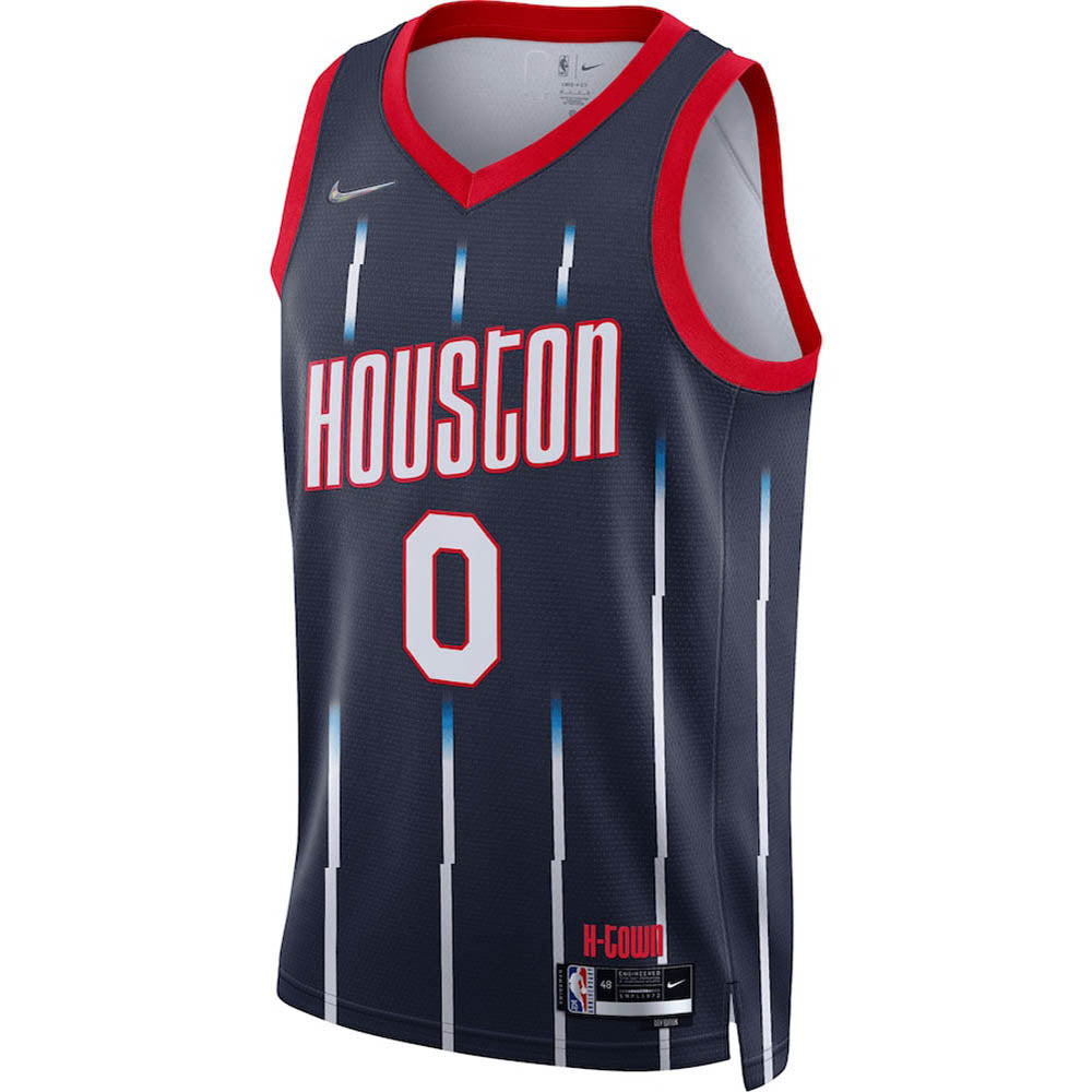 Men's Houston Rockets Jalen Green Jersey City Edition - Navy