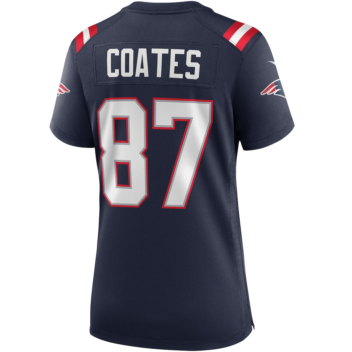 Women's Ben Coates Nike Patriots Retired Game Jersey - Navy