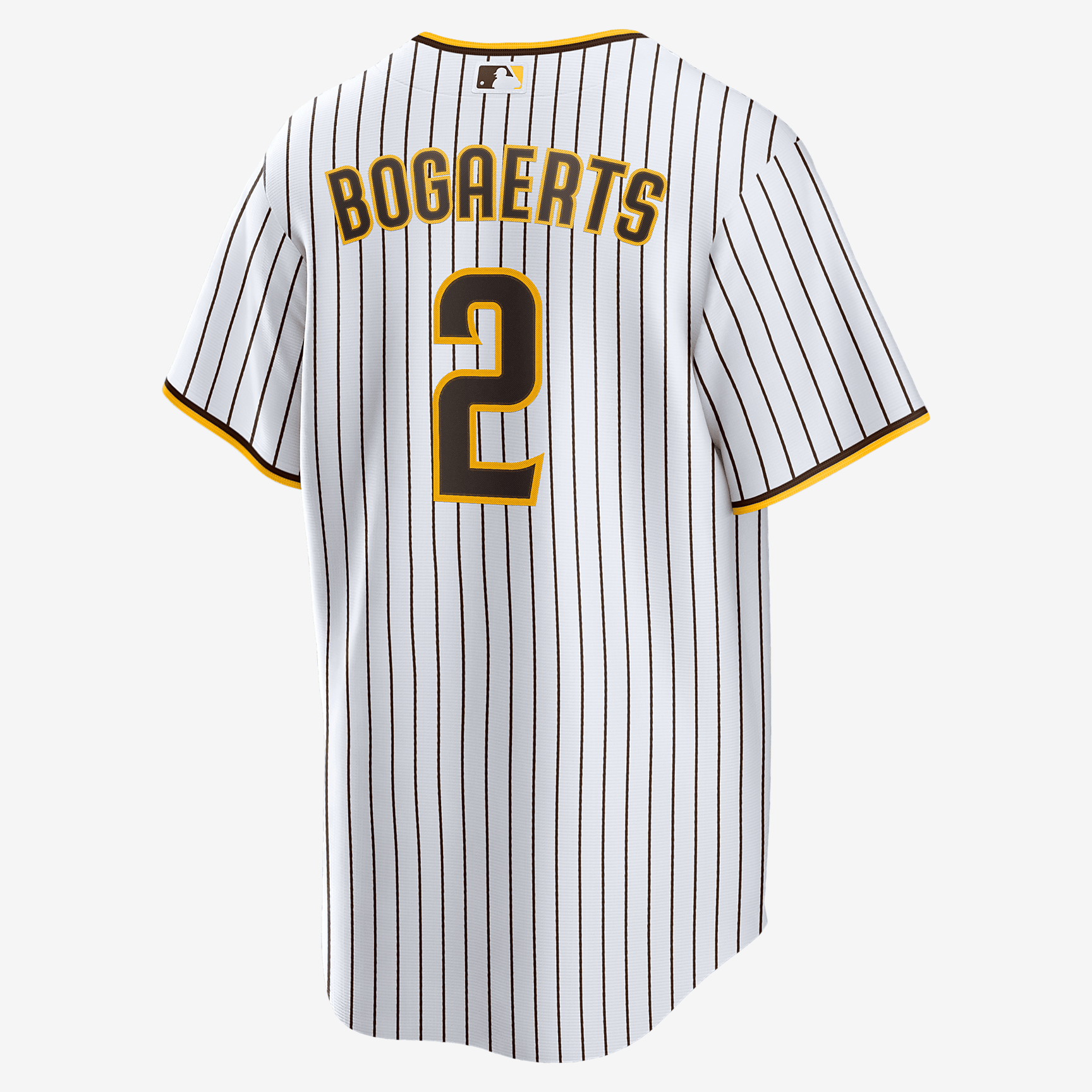 MLB San Diego Padres (Xander Bogaerts) Men's Replica Baseball Jersey - White/Brown