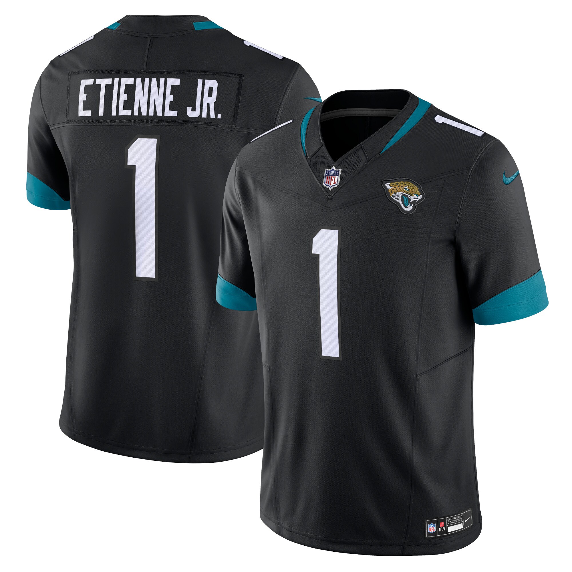 Travis Etienne Jacksonville Jaguars Nike Alternate Vapor F.U.S.E. Limited Jersey - Black