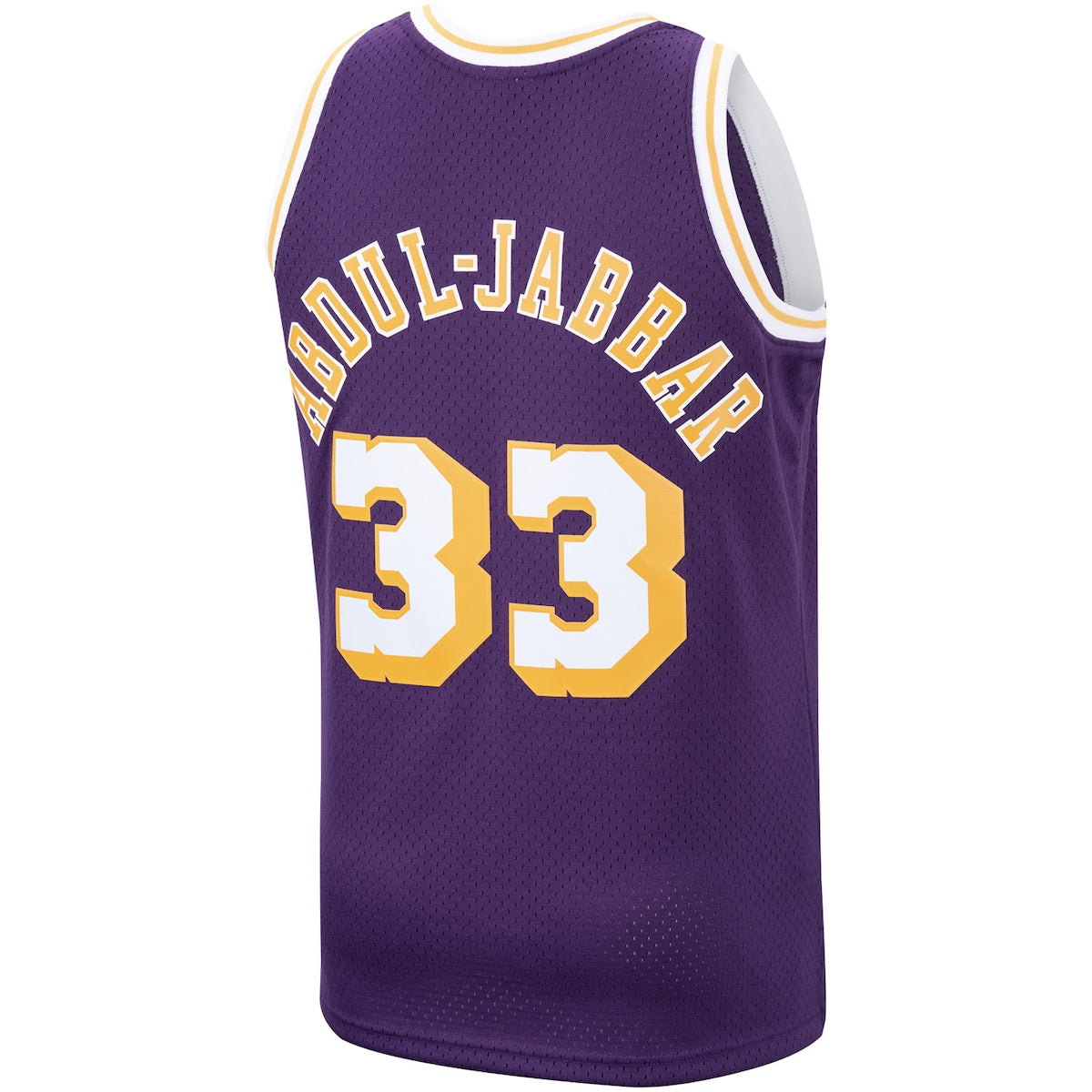 Men's Kareem Abdul-Jabbar Mitchell & Ness Lakers '71 Swingman Jersey - Purple