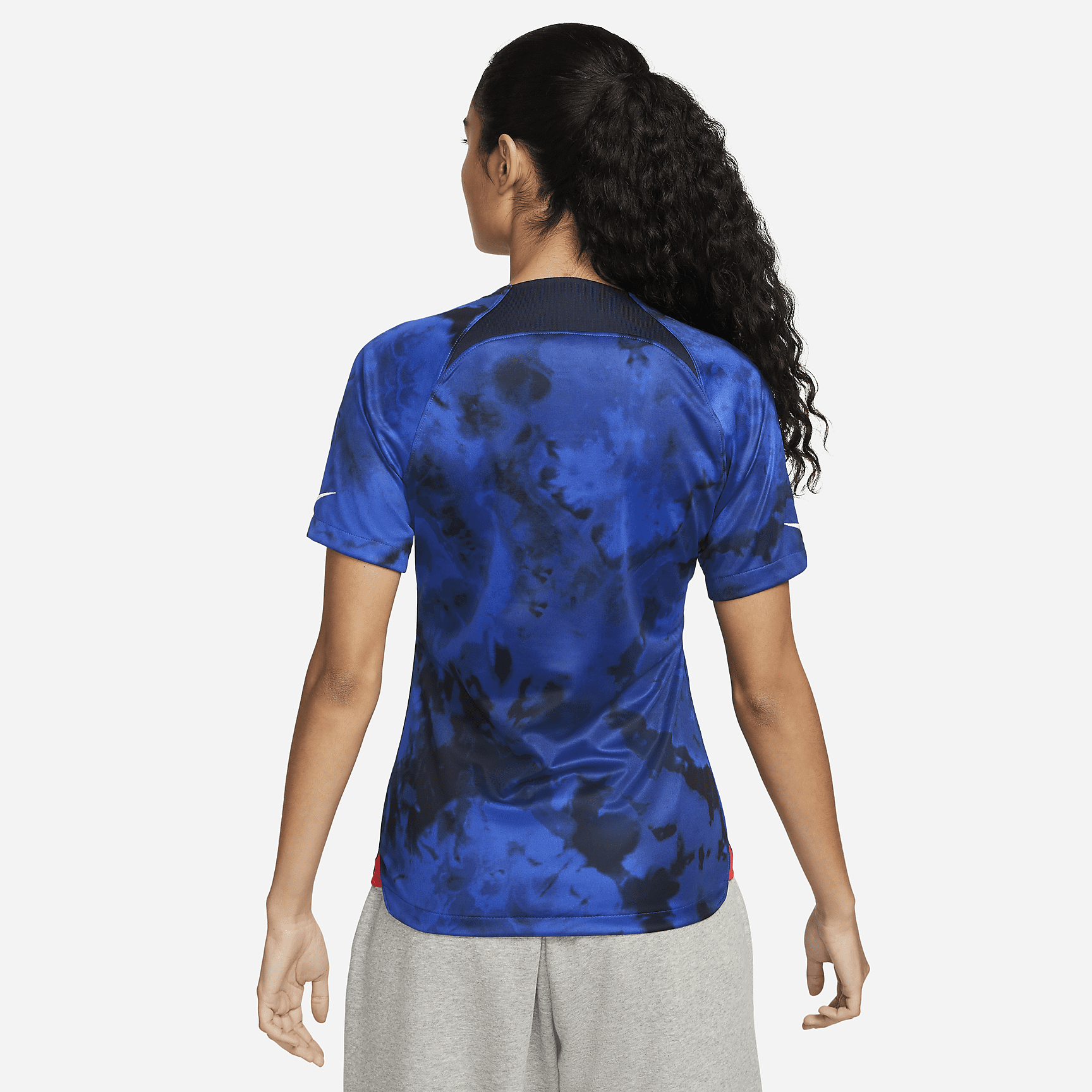 USMNT 2022/23 Stadium Away Women's Nike Dri-FIT Soccer Jersey - Bright Blue/White