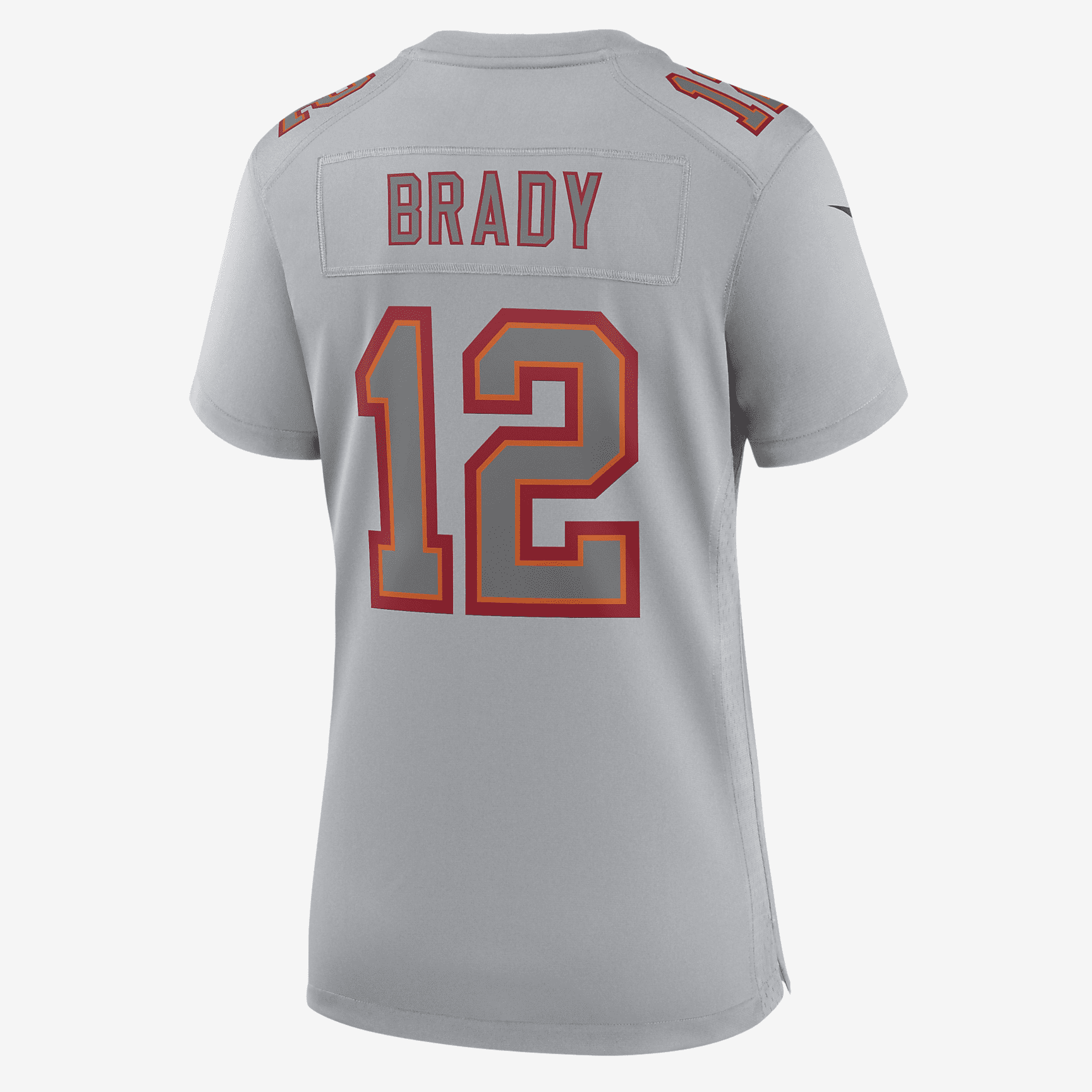NFL Tampa Bay Buccaneers Atmosphere (Tom Brady) Women's Fashion Football Jersey - Grey