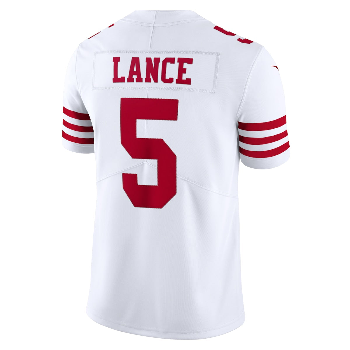 Men's Trey Lance Nike 49ers Alternate Vapor Limited Jersey - White