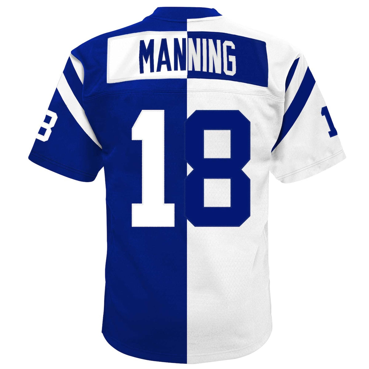 Boys' Grade School Peyton Manning Mitchell & Ness Colts Split Legacy Jersey - White