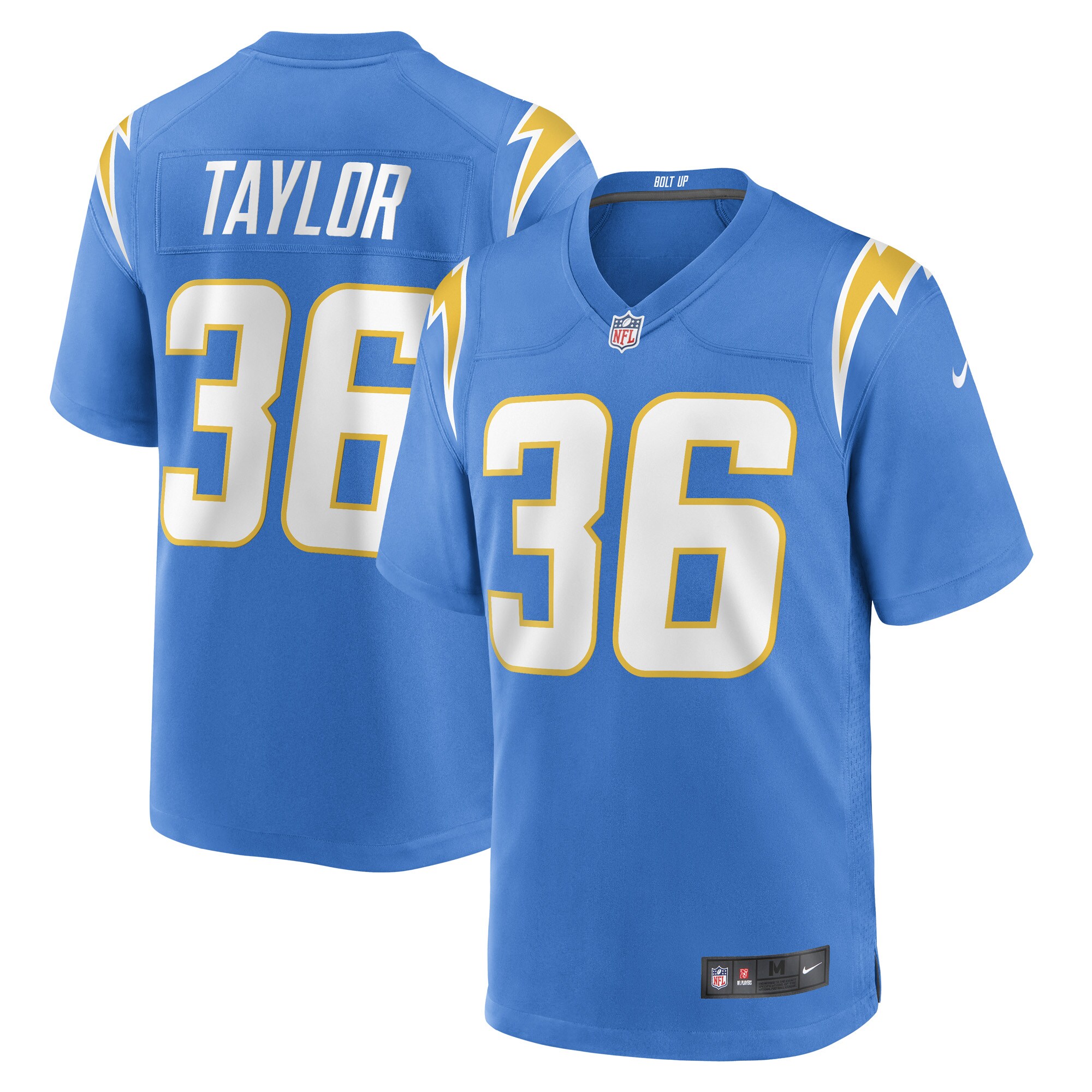 Ja'Sir Taylor Los Angeles Chargers Nike Game Player Jersey - Powder Blue