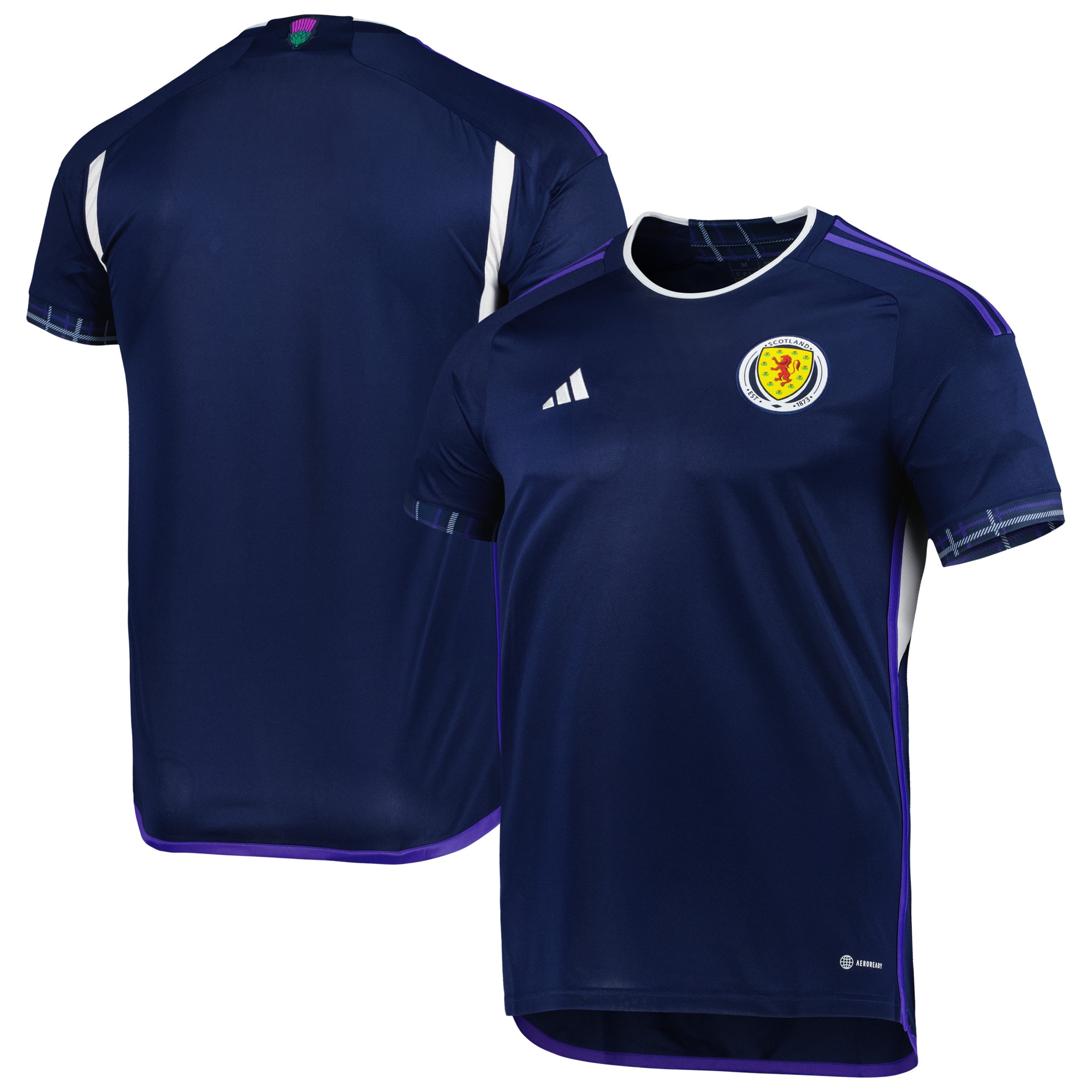 Scotland National Team adidas 2022/23 Home Replica Jersey - Navy