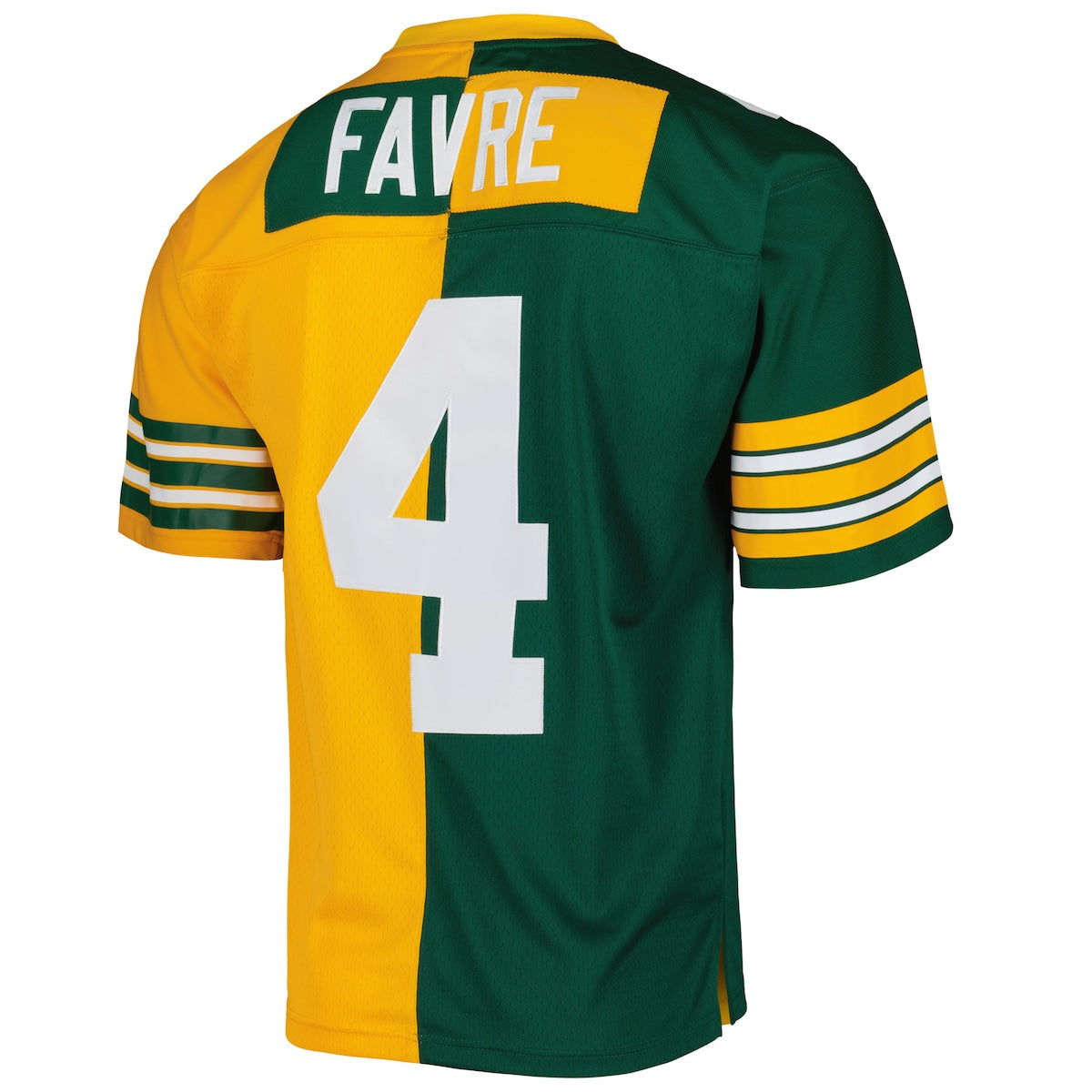 Men's Brett Favre Mitchell & Ness Packers 1996 Split Legacy Replica Jersey - Green