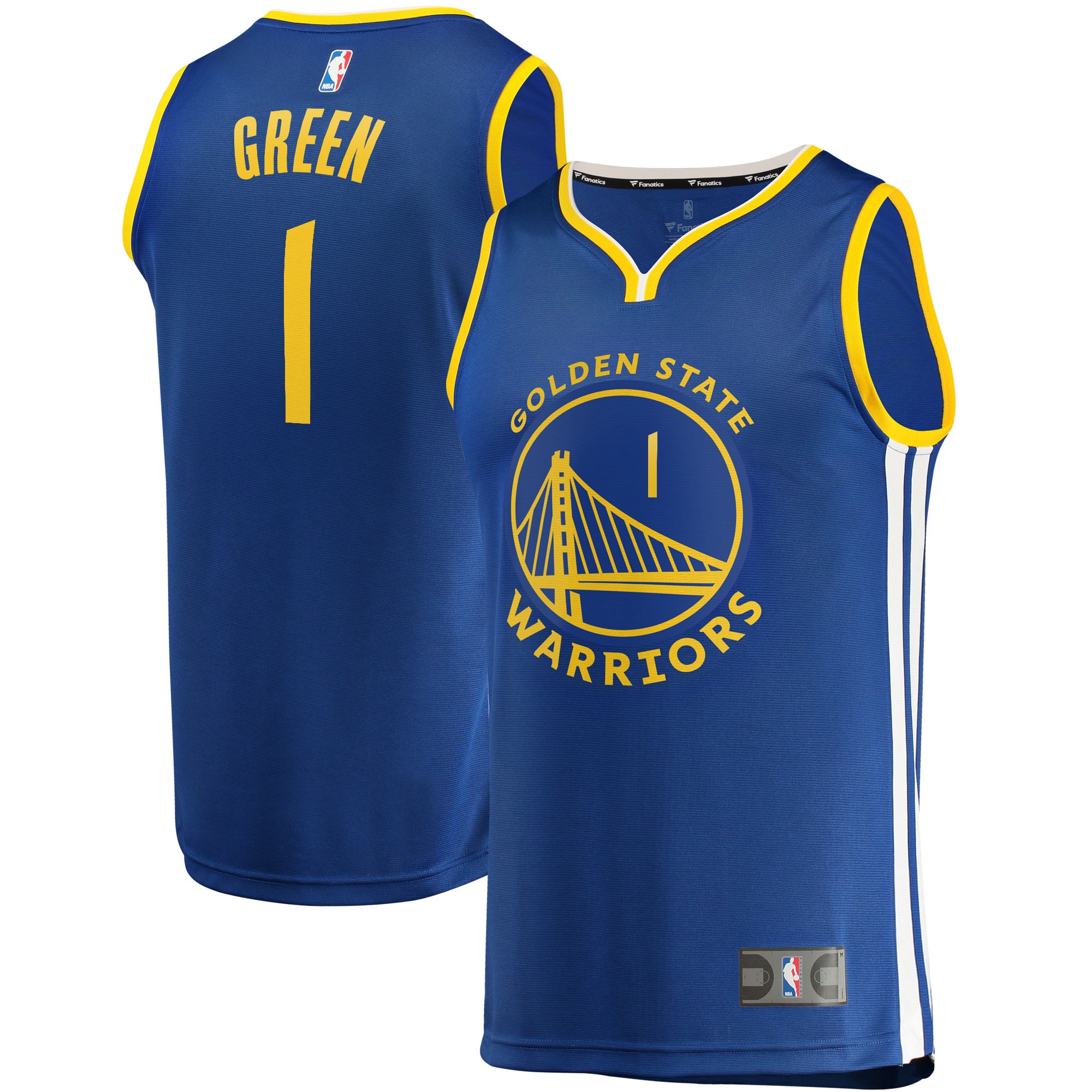 JaMychal Green Golden State Warriors Fanatics Branded Fast Break Replica Jersey - Icon Edition - Blue
