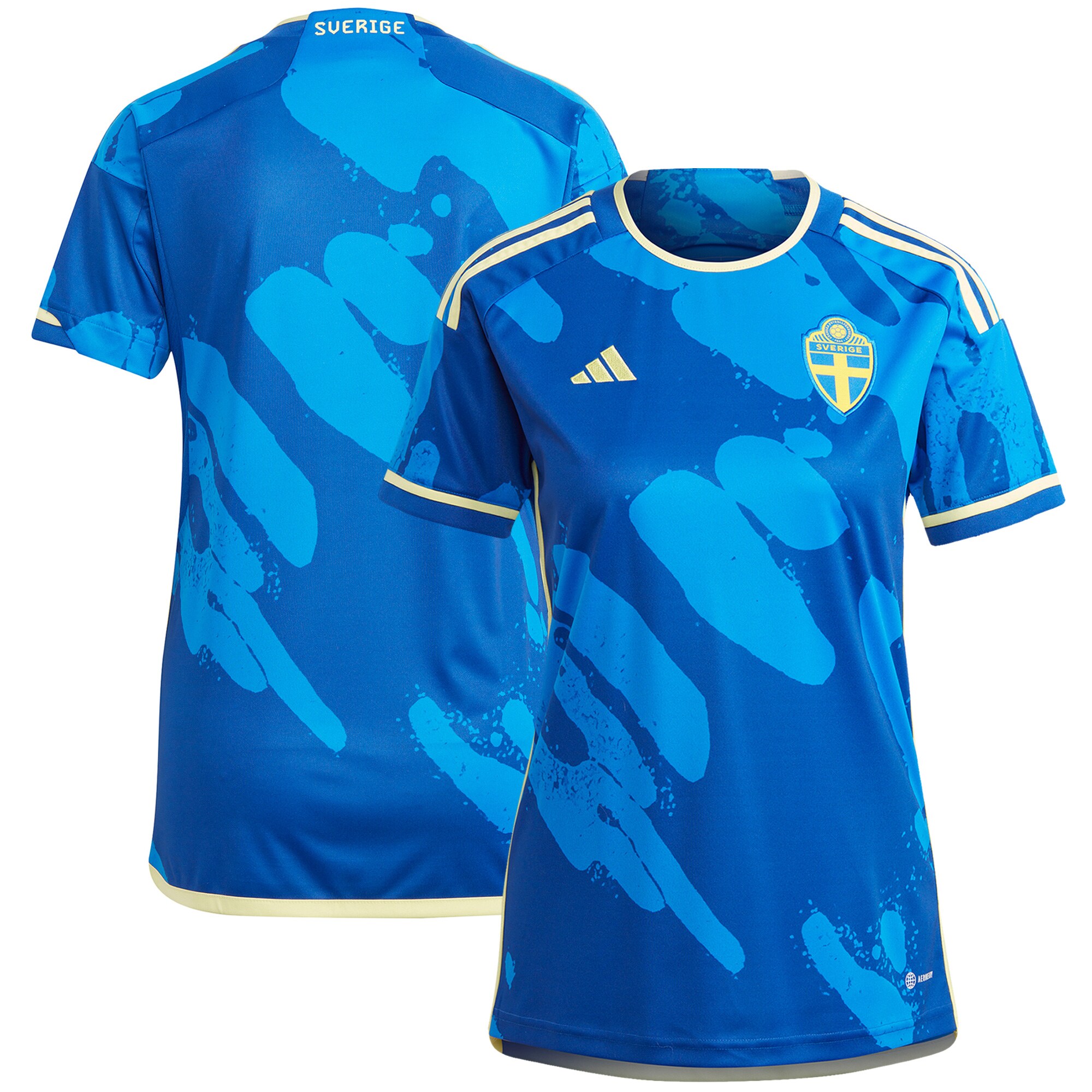 Sweden Women's National Team adidas Women's 2023 Away Replica Jersey - Royal