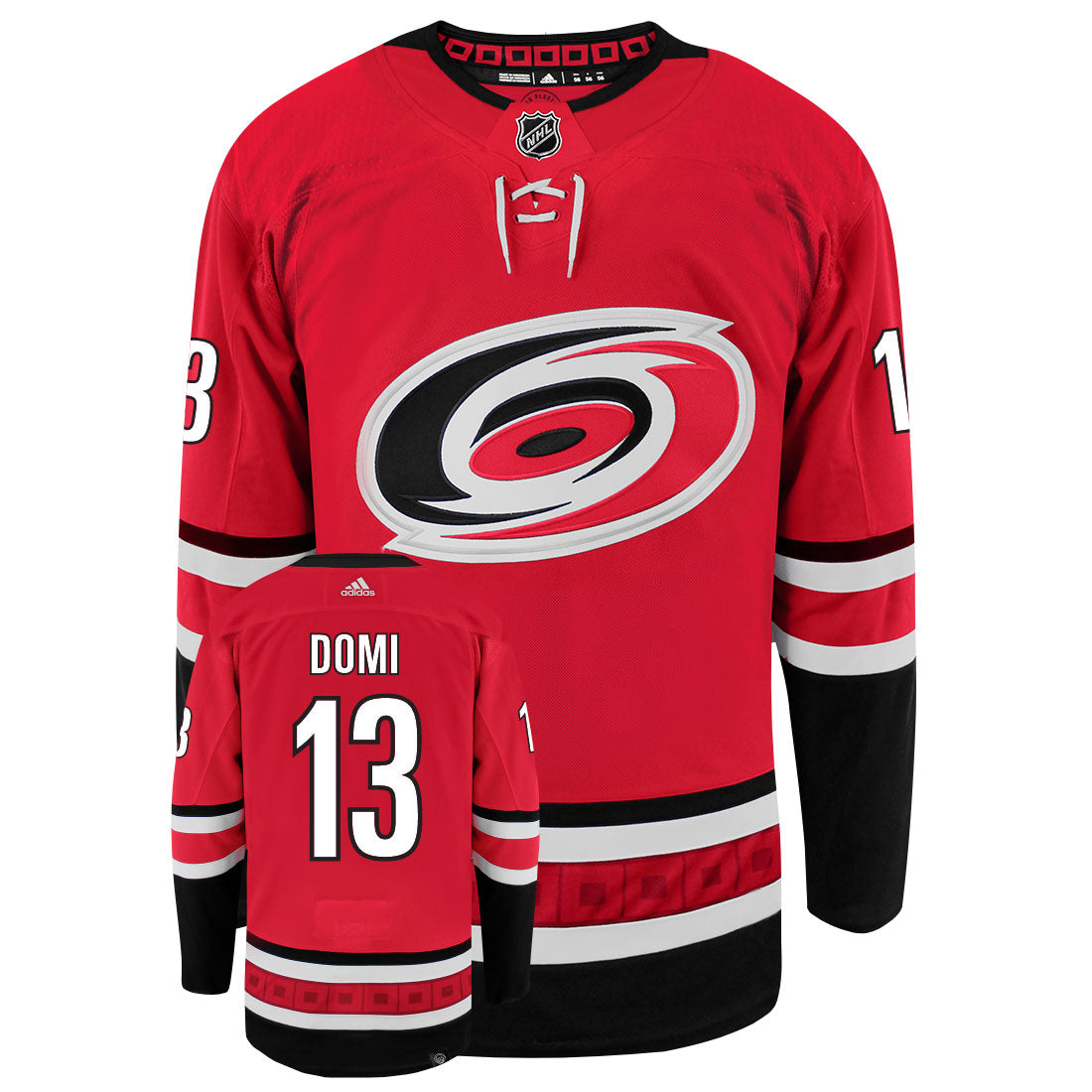 Max Domi Carolina Hurricanes Adidas Primegreen Authentic NHL Hockey Jersey