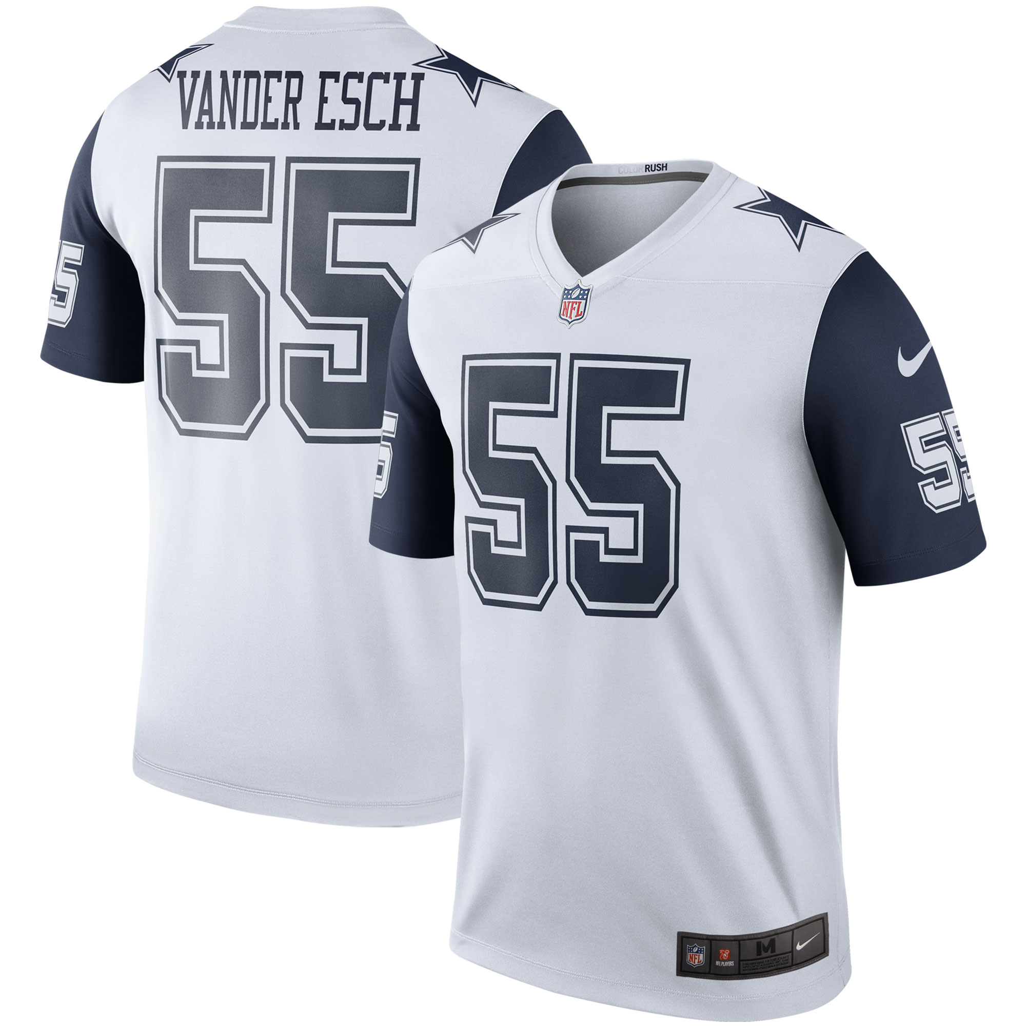 Leighton Vander Esch Dallas Cowboys Nike Color Rush Legend Player Jersey - White