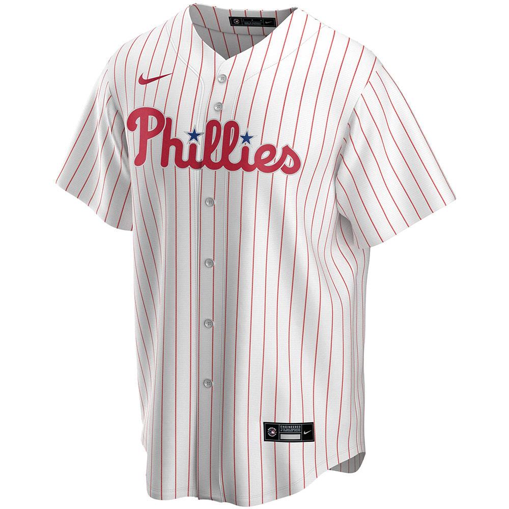 Mens Philadelphia Phillies Rhys Hoskins, Cool Base Replica Jersey White