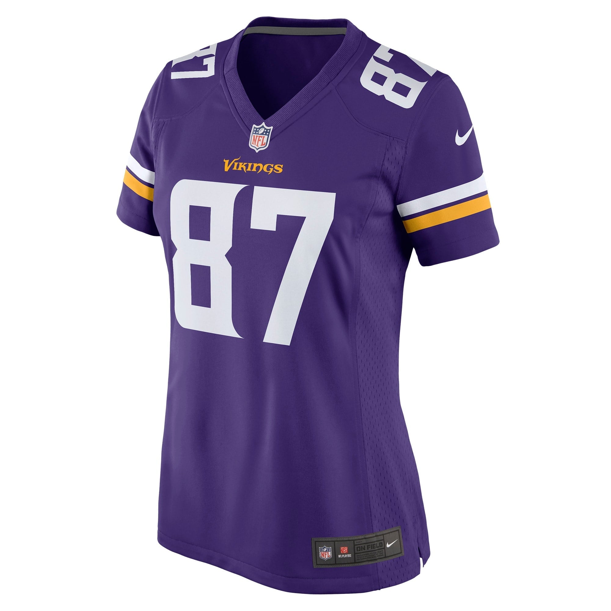 Women's Nike T.J. Hockenson Purple Minnesota Vikings Game Player Jersey