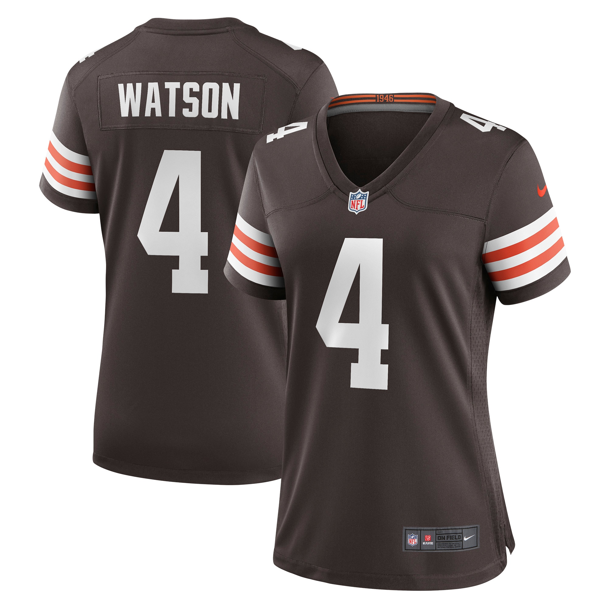 Deshaun Watson Cleveland Browns Nike Women's Game Jersey - Brown
