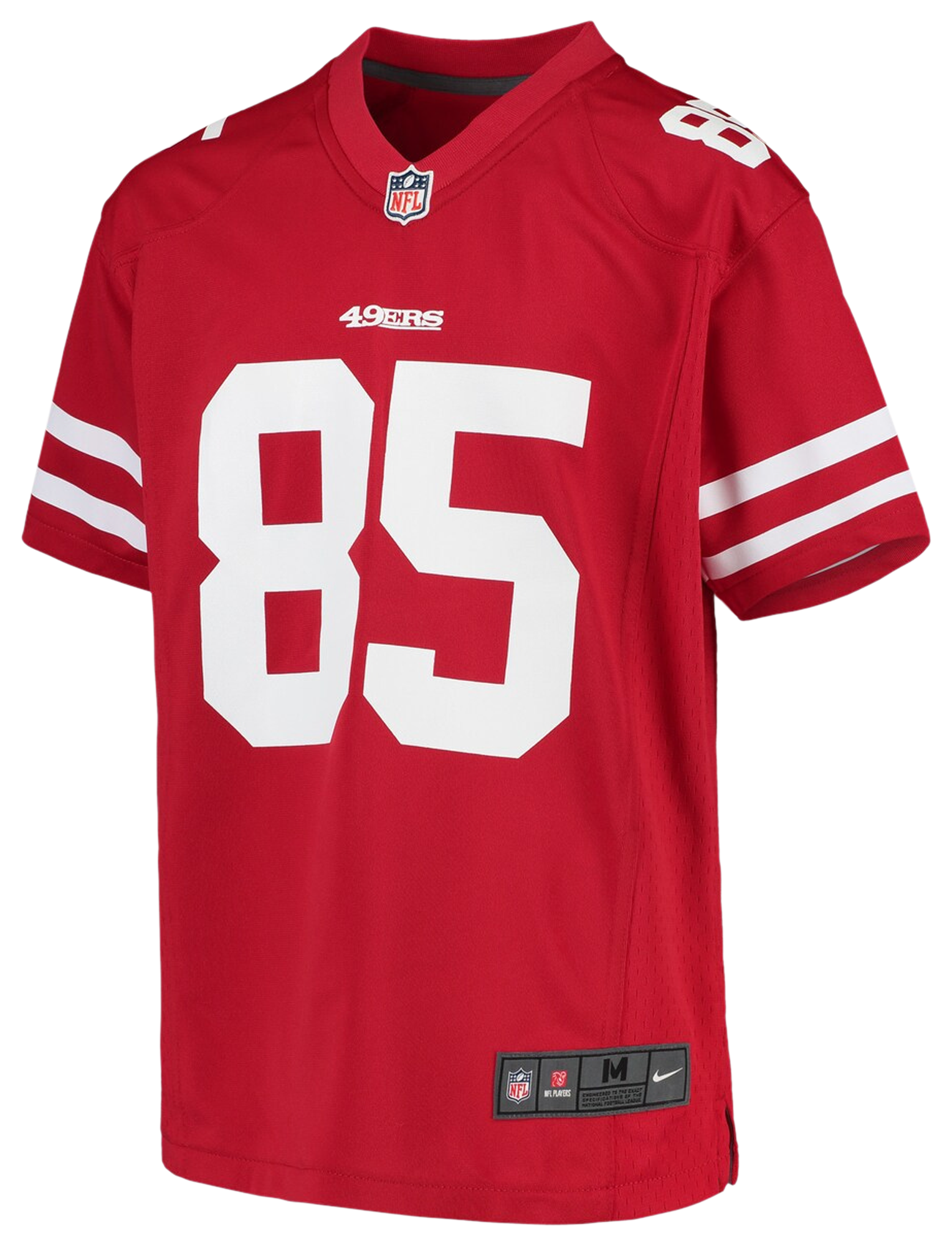 Boys' Grade School Kittle George Nike 49ers Player Game Jersey - Red