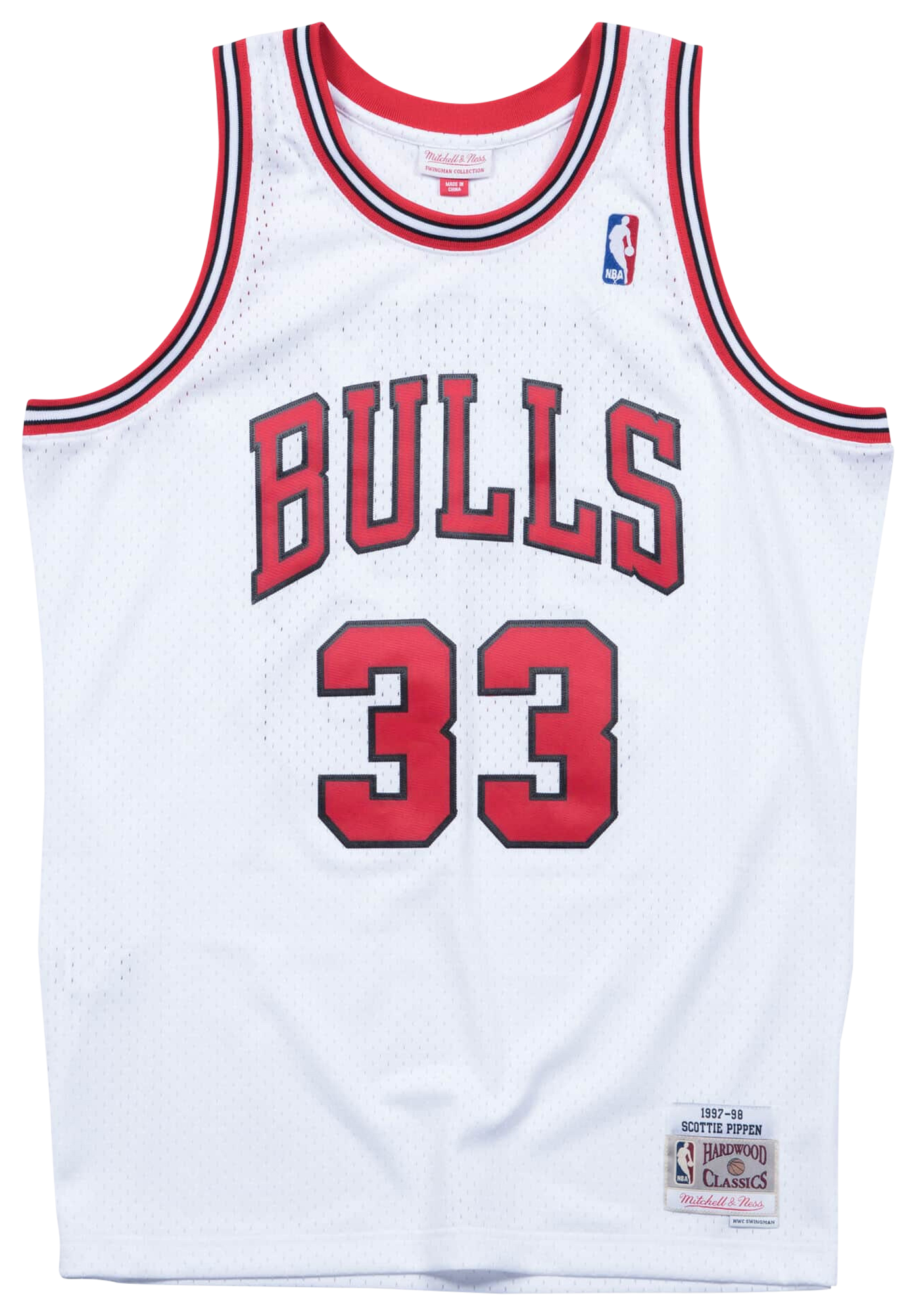 Men's Pippen Scottie Mitchell & Ness Bulls Swingman Jersey - White