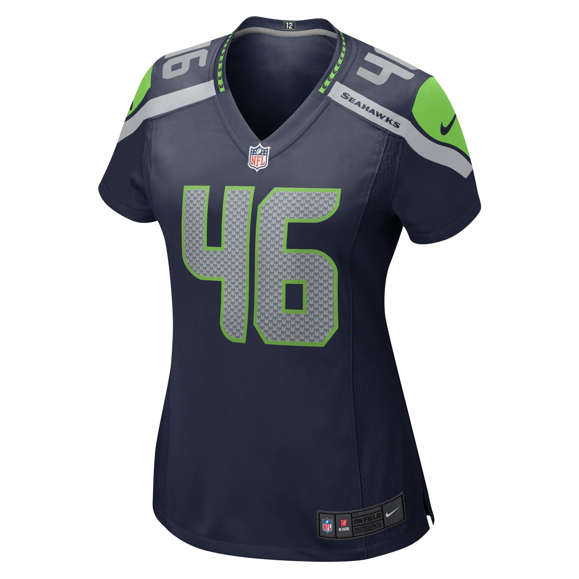 Women's Nike Carson Tinker College Navy Seattle Seahawks Home Game Player Jersey