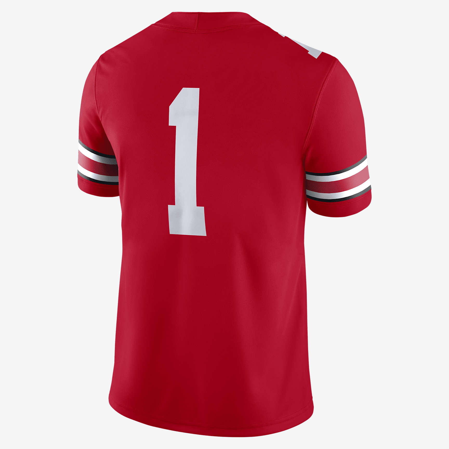 Nike College Dri-FIT Game (Ohio State) Men's Football Jersey - University Red/Dark Grey