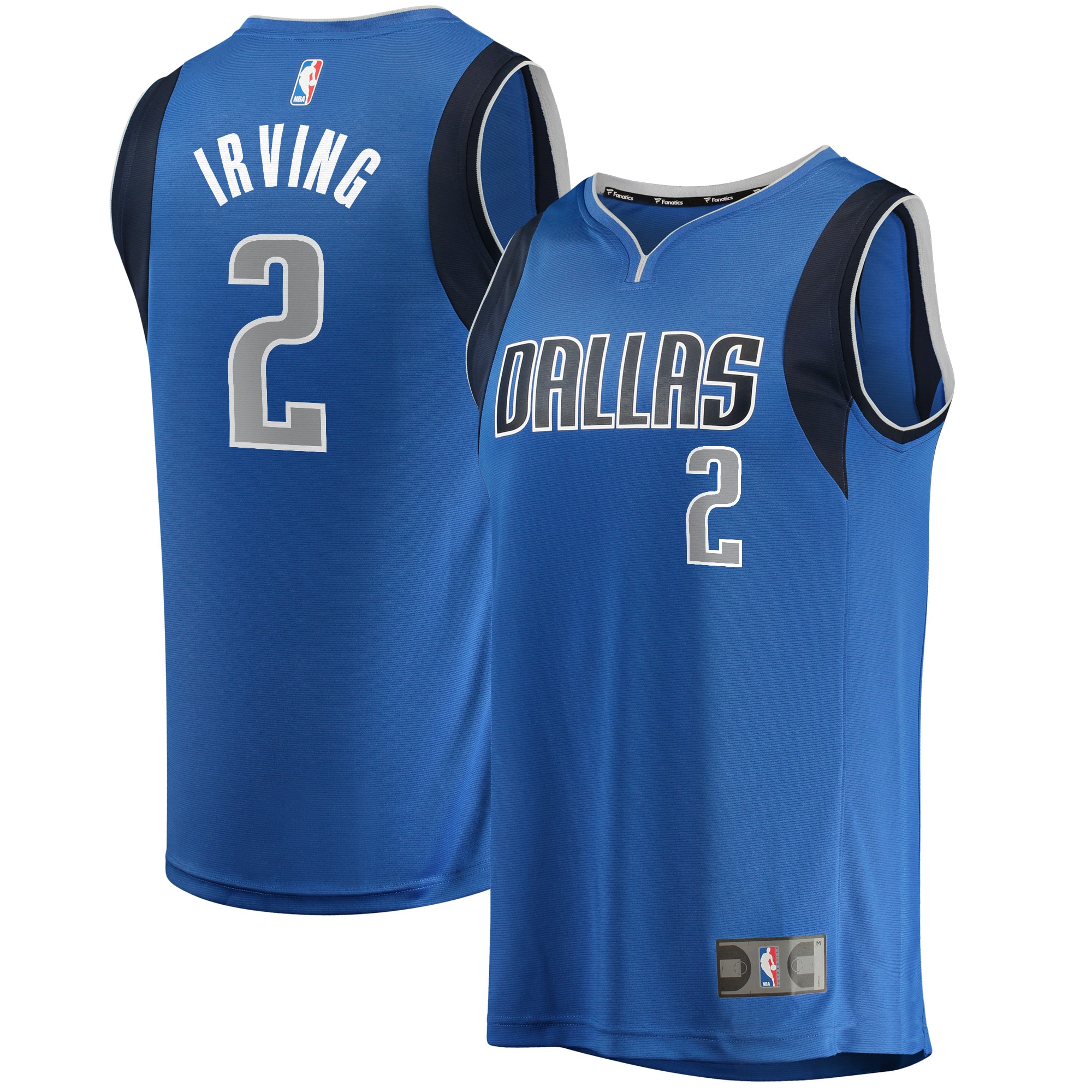 Kyrie Irving Dallas Mavericks Fanatics Branded 2022/23 Fast Break Replica Jersey - Icon Edition - Royal