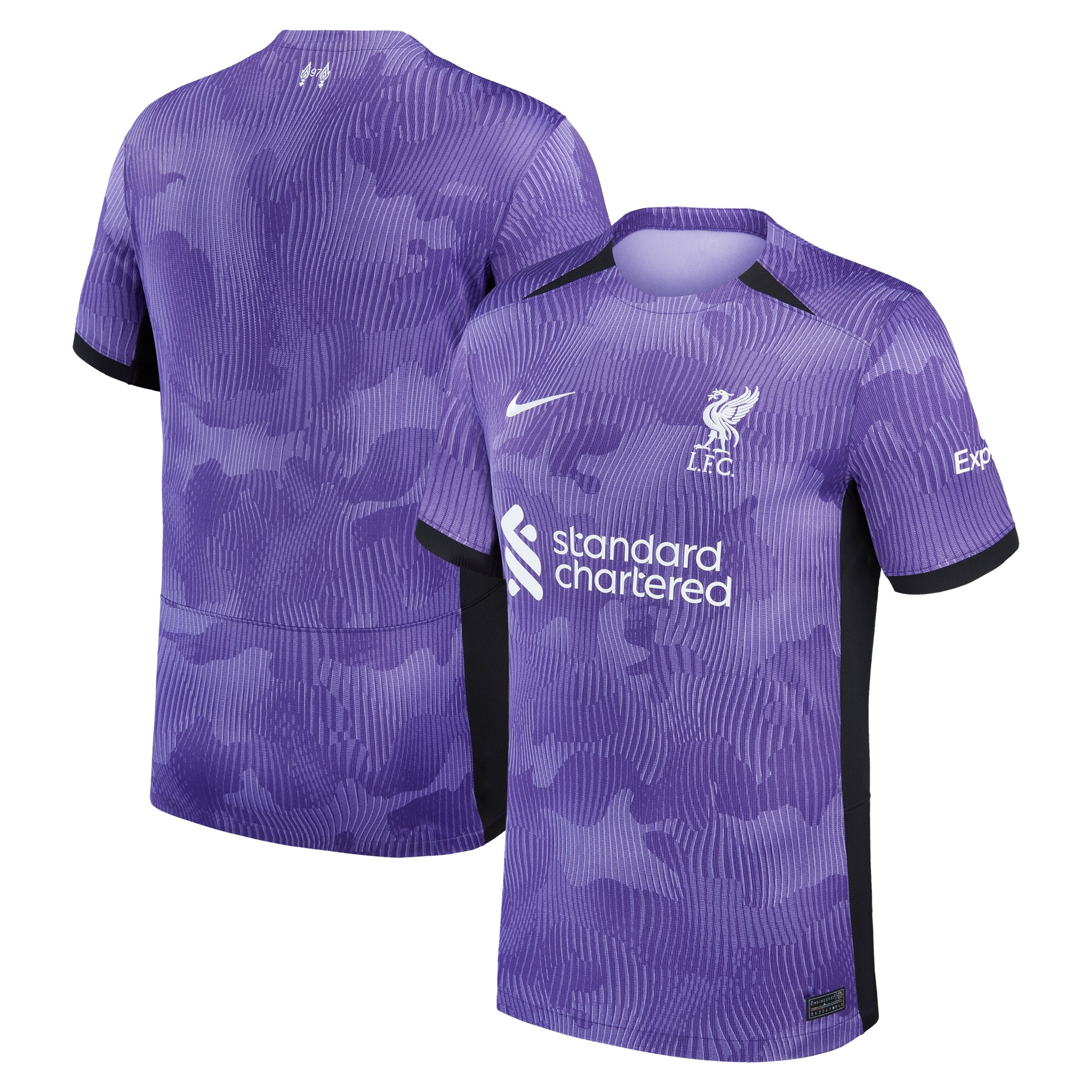 Liverpool Nike 2023/24 Third Stadium Replica Jersey - Purple